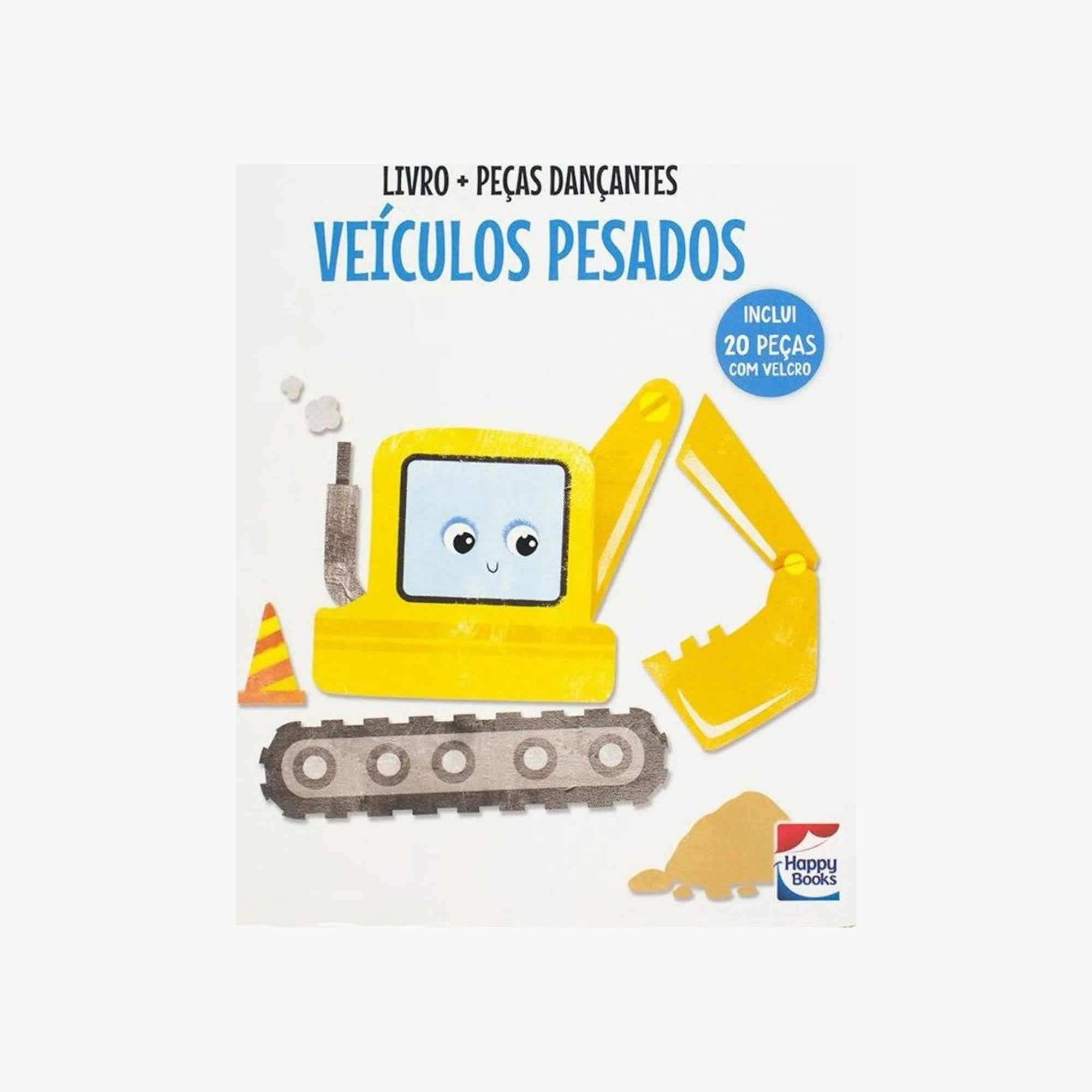 Livro com Velcro Peças Veículos Pesados