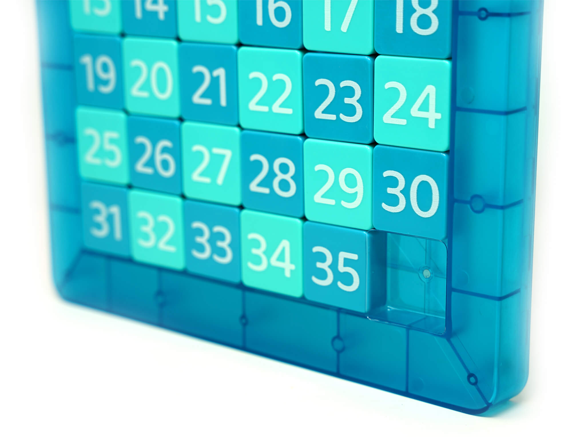RACHA CUCA KLOTSKI 6X6 MAGNÉTICO AZUL TRANSPARENTE