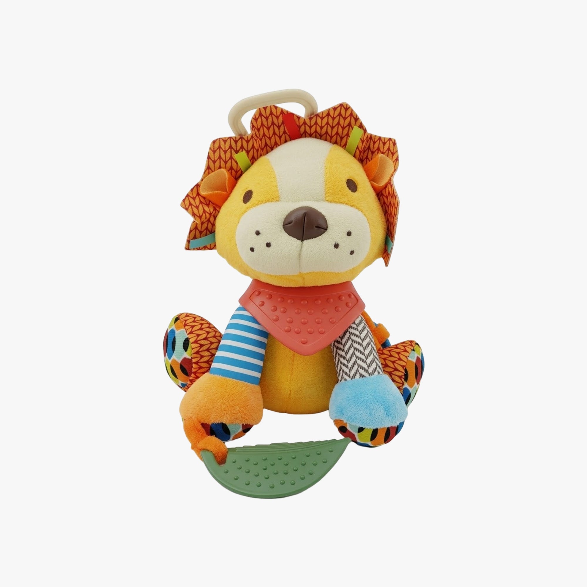 Brinquedo Pelúcia Sensorial Leão