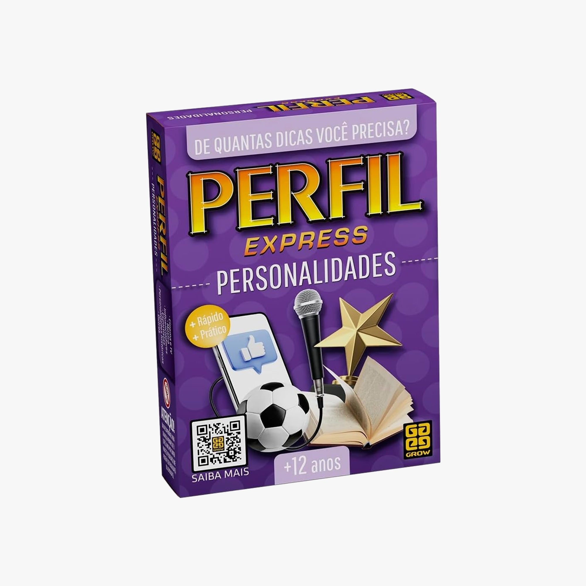 Jogo de Cartas  Perfil Express - Personalidades