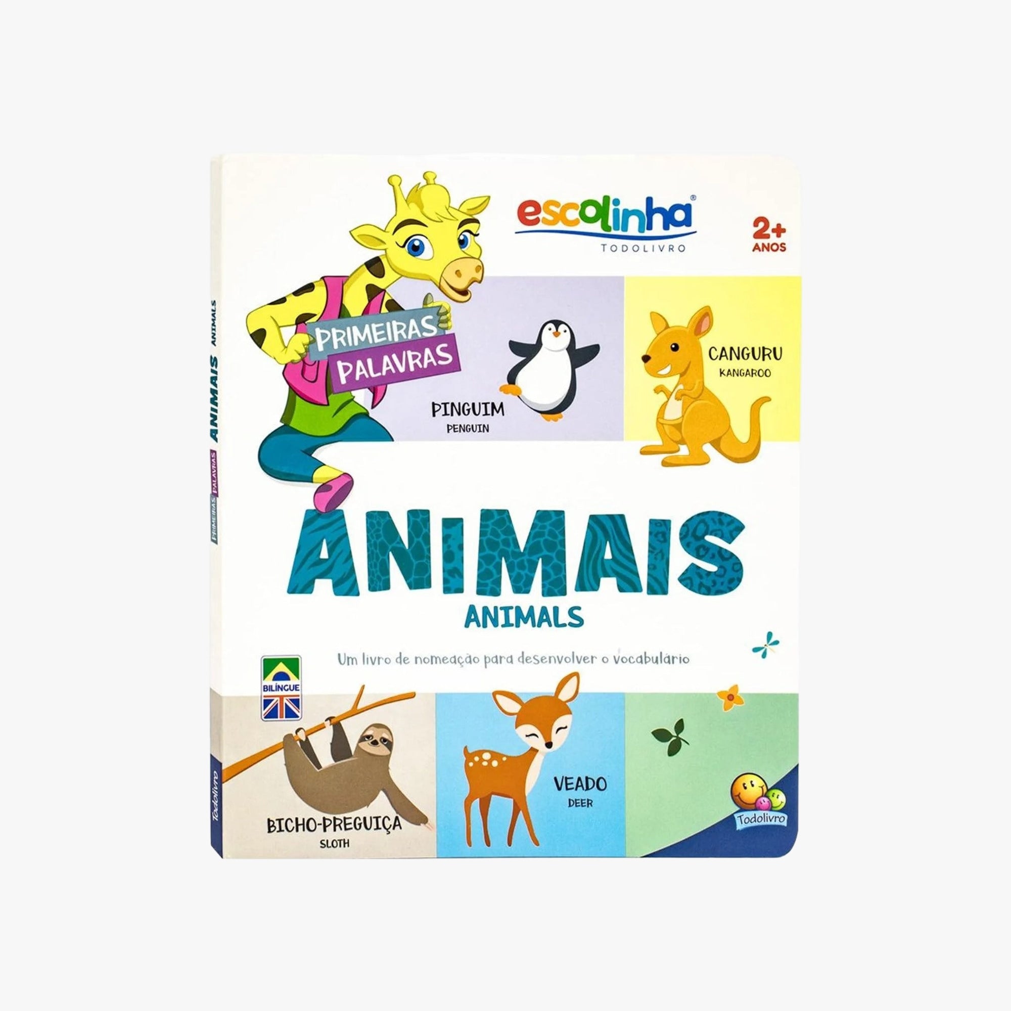 Livro Escolinha Primeiras Palavras: Animais