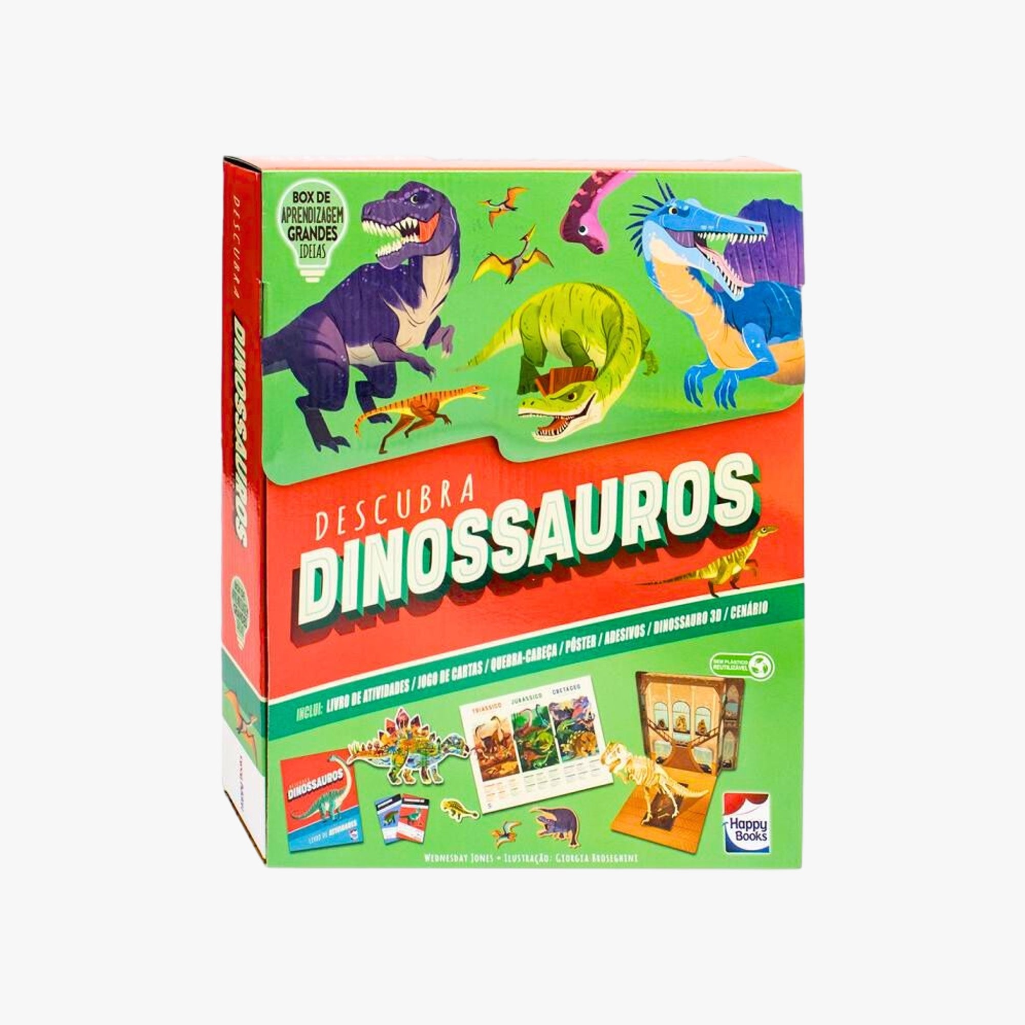 Box de Aprendizagem Grandes Ideias Descubra Dinossauros