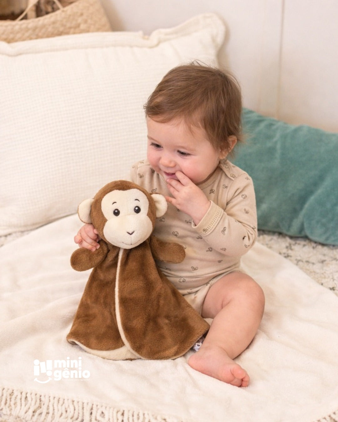 Naninha para Bebê Bichinho Macaco