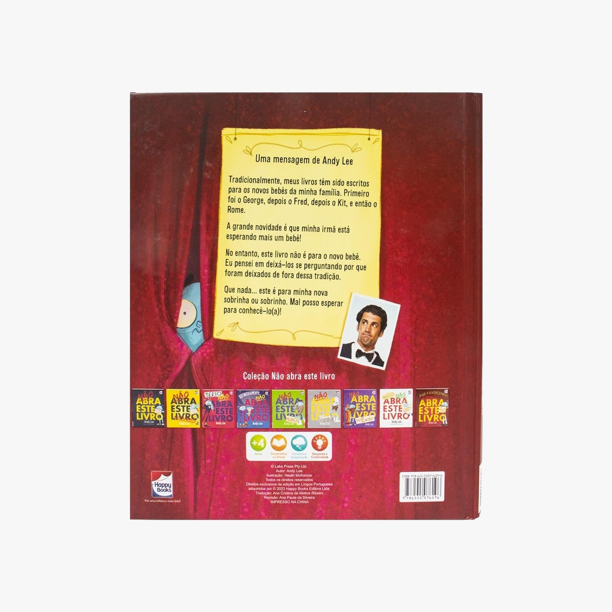 Livro Infantil Não Abra Este Livro... Por Favorzinho