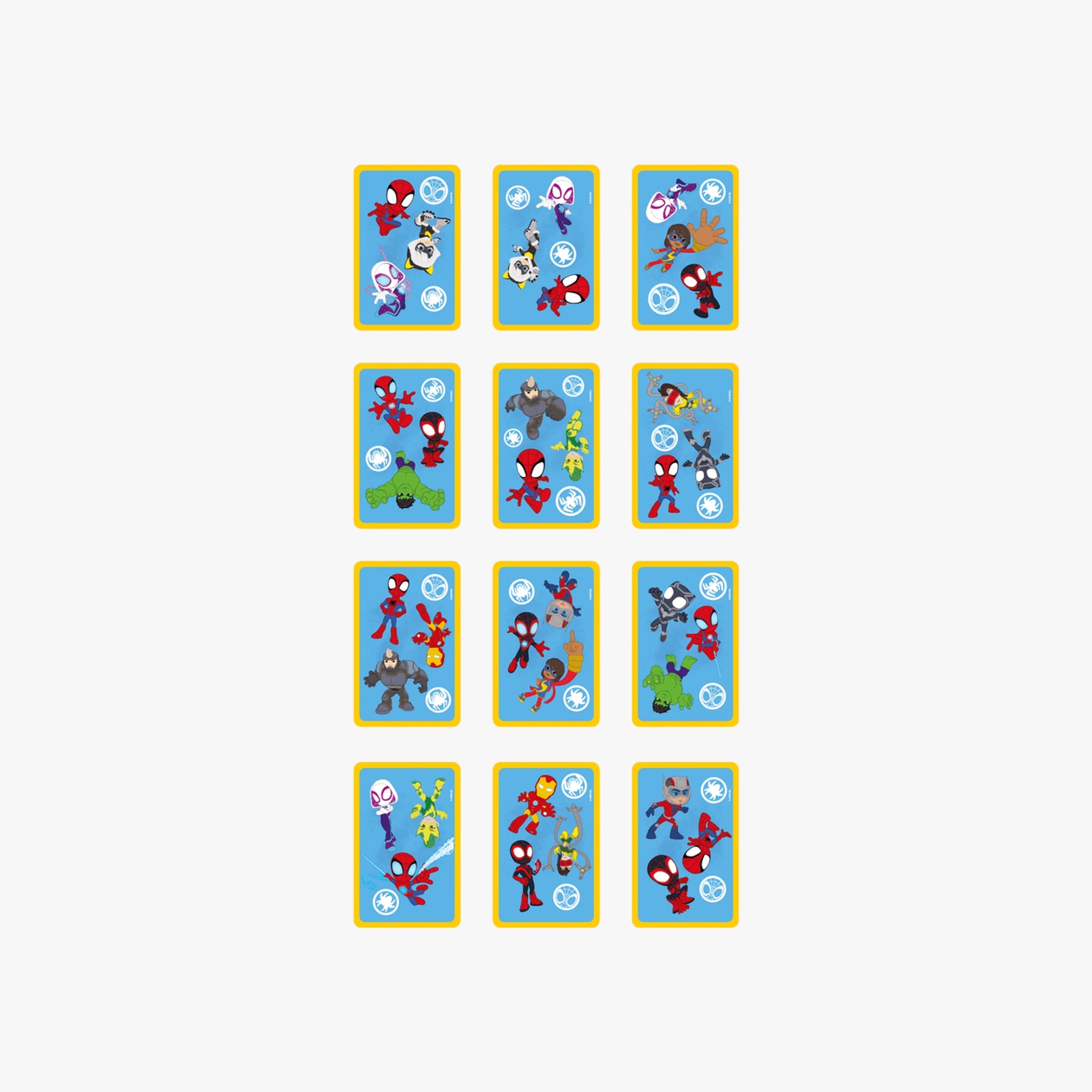 Jogo Infantil de Cartas Eu Vi! Spidey Homem aranha