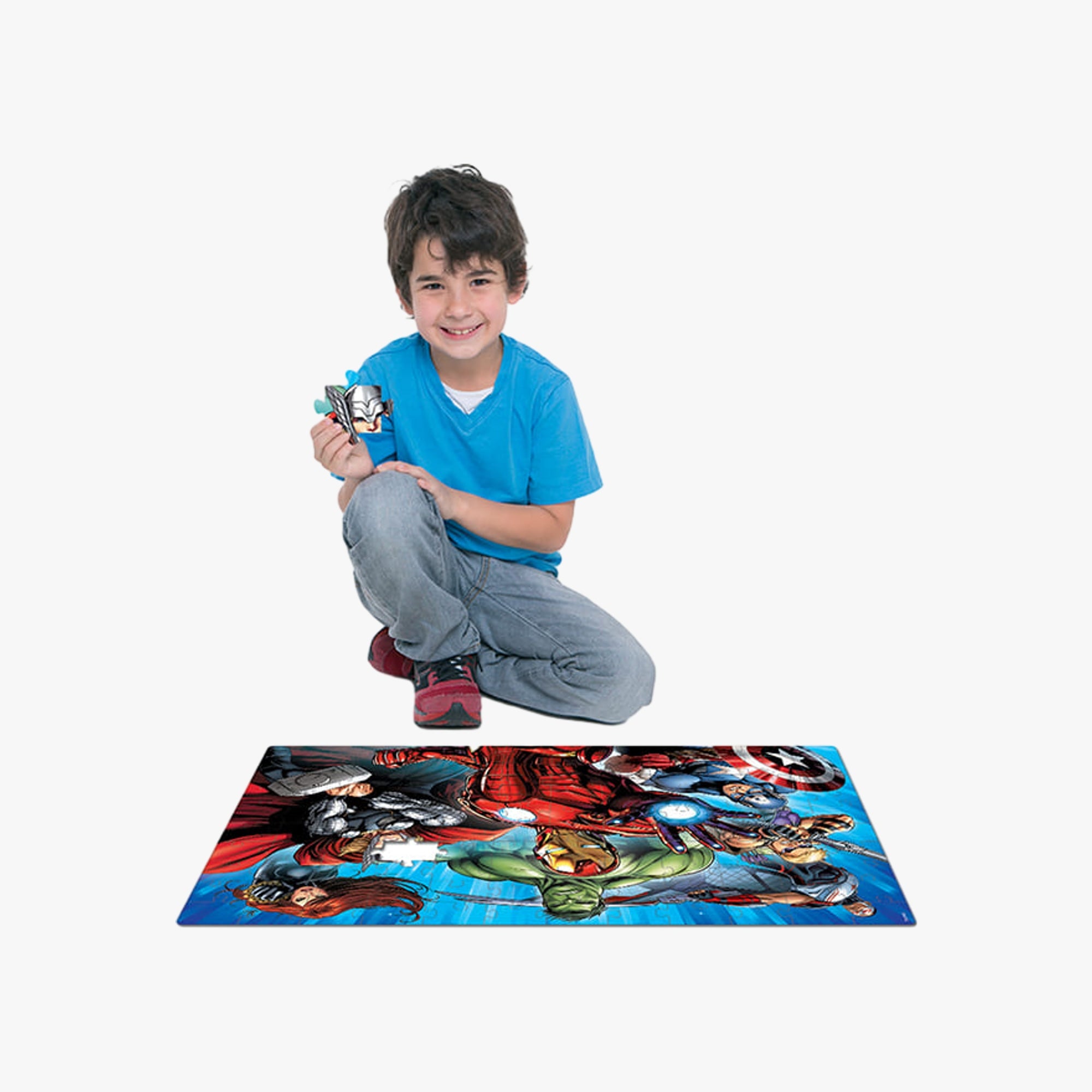 Quebra-Cabeça Gigante Vingadores Marvel 120 Peças Toyster