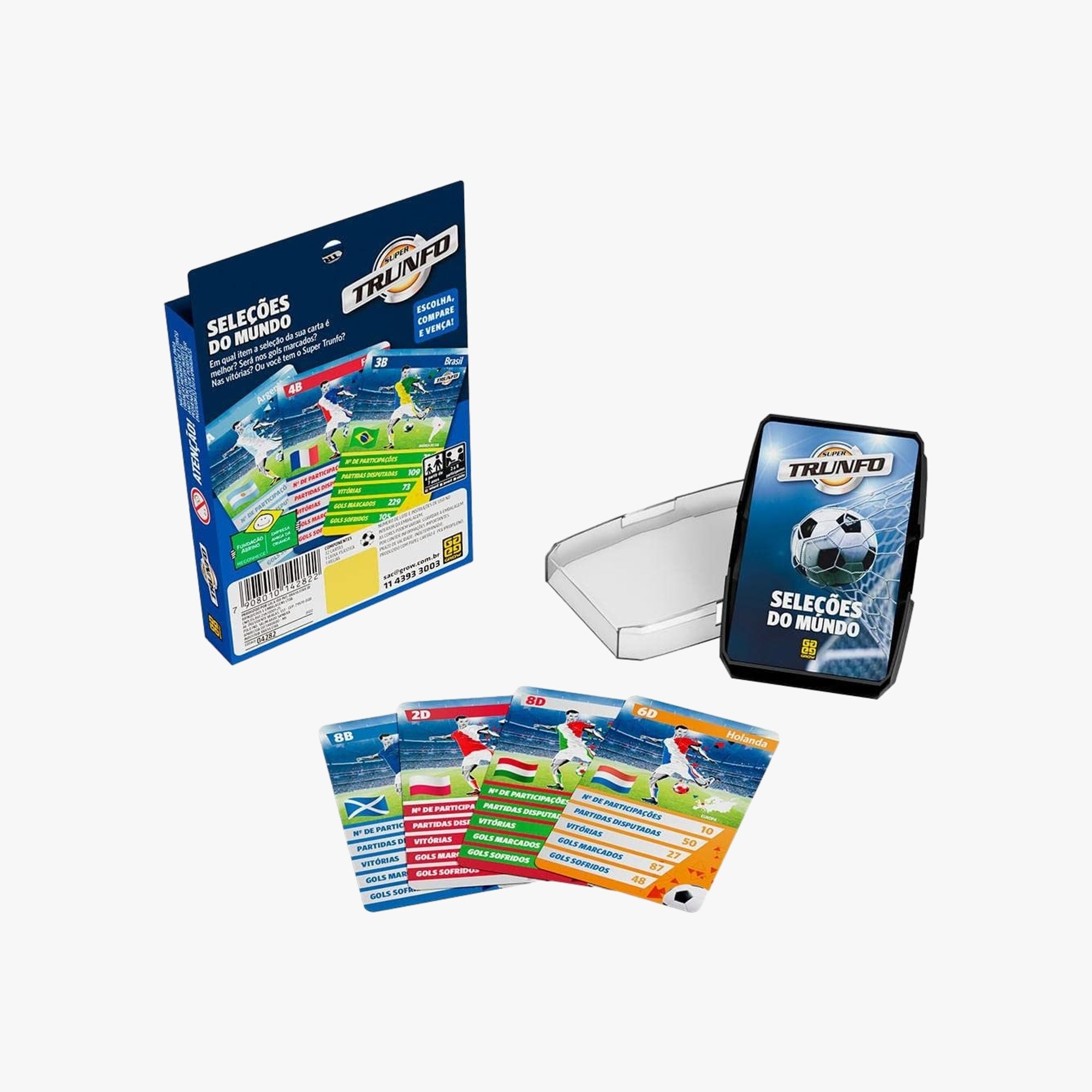 Jogo de Cartas Trunfo Seleções de Futebol