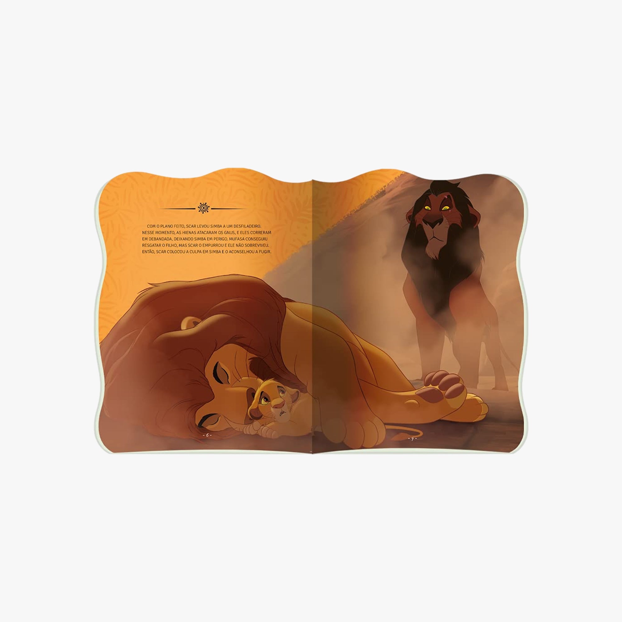 Super Kit 2 Livros Recortados Disney Pixar - Mickey e Rei Leão