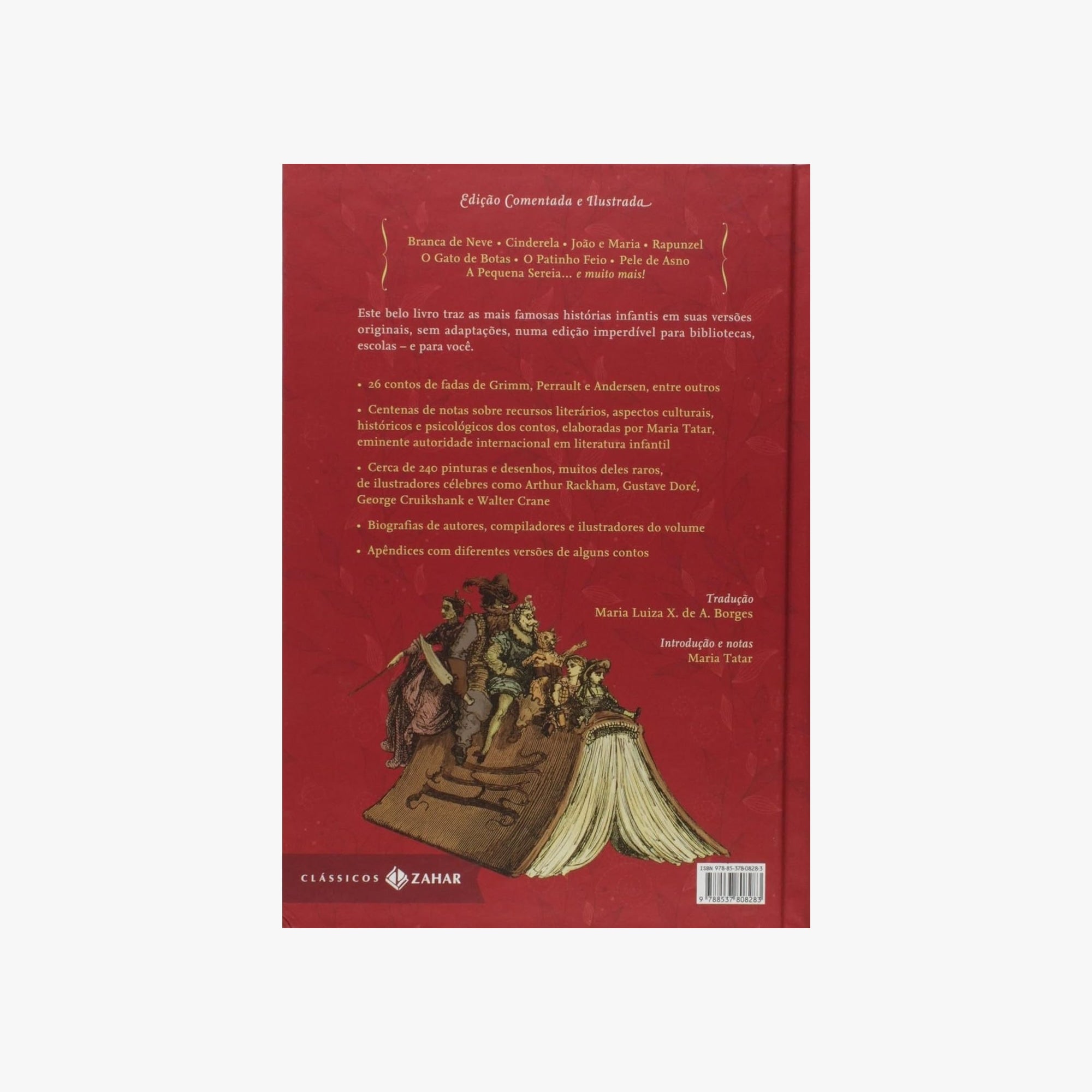 Livro Contos de fadas Edição comentada e ilustrada