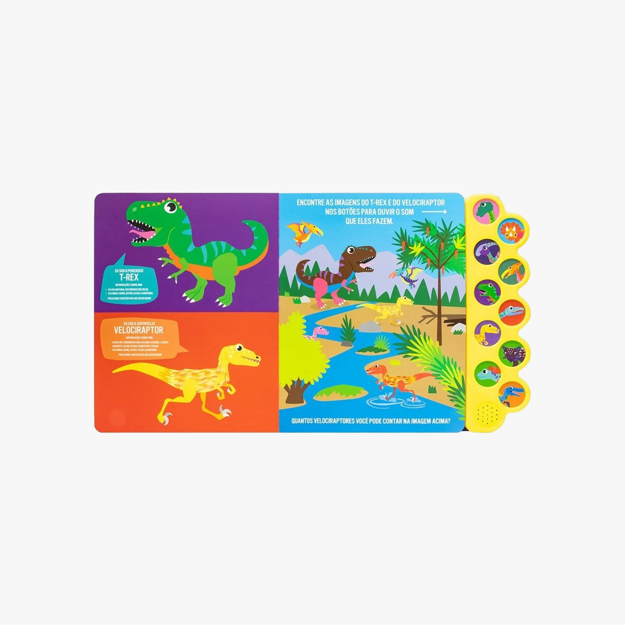 Livro Mundo Sonoro: Dinossauros