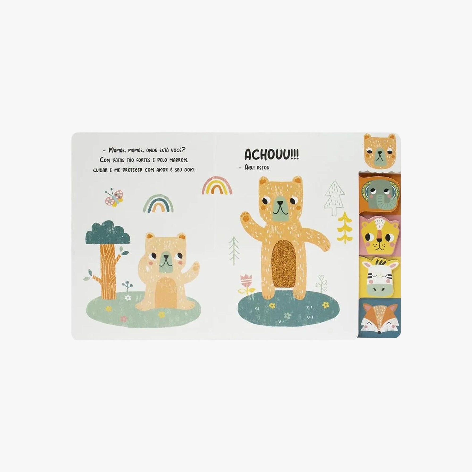 Livro Aventuras Táteis: Animais Selvagens