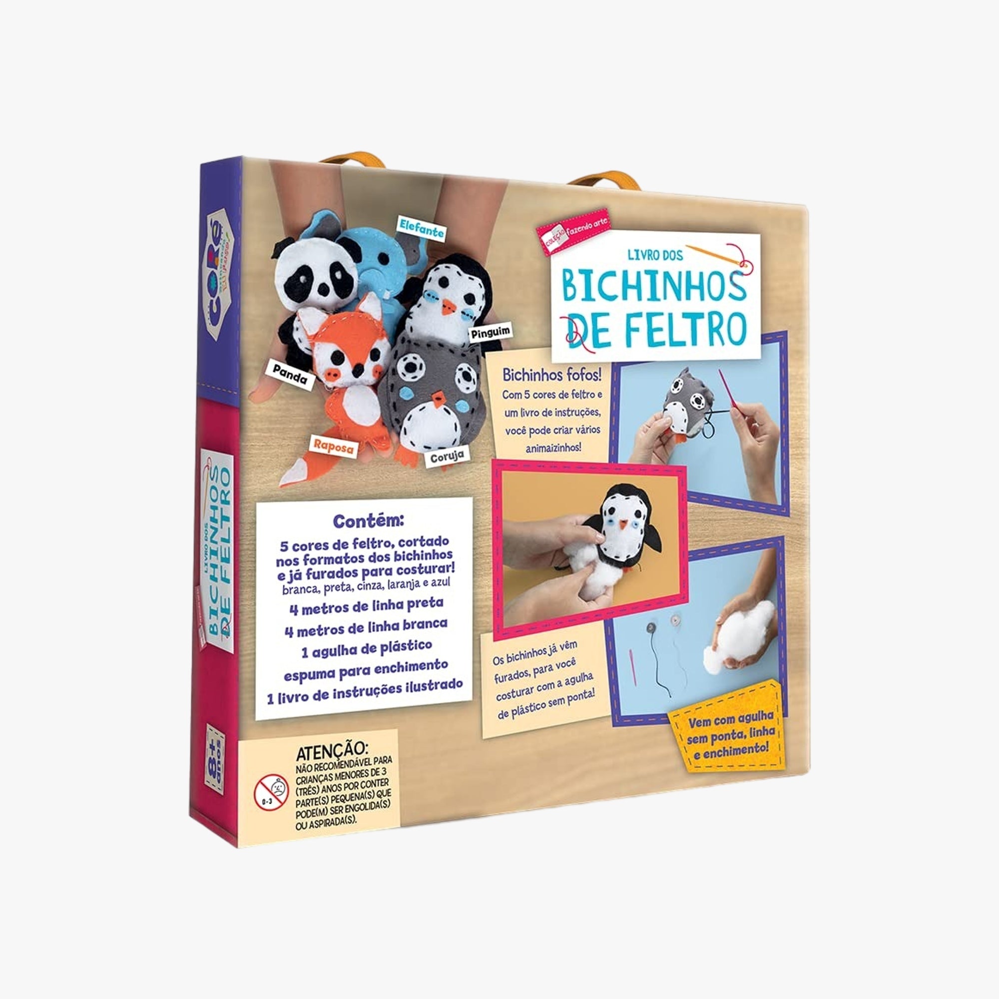 Brinquedo Fazendo Arte Bichinhos de Feltro
