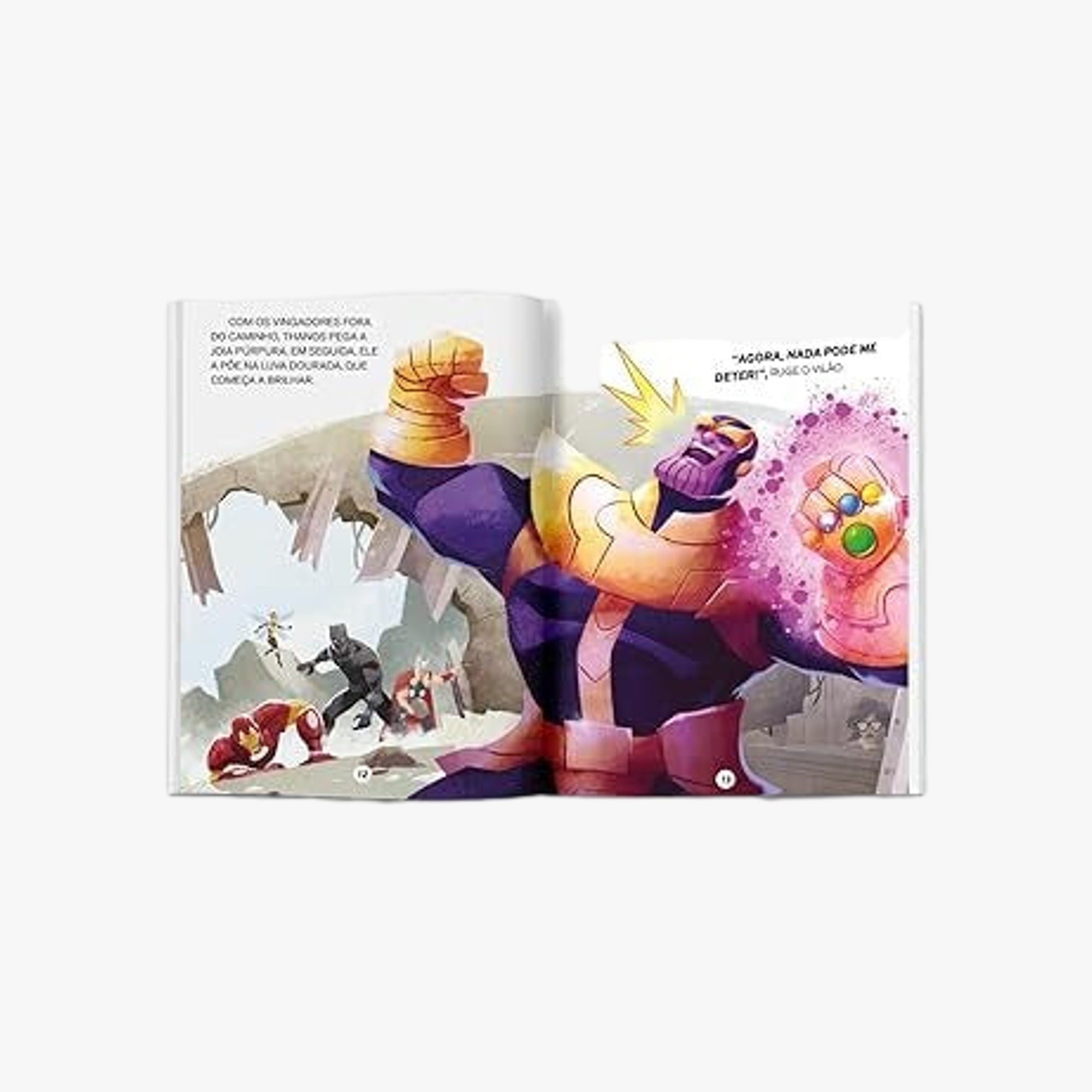 Livro de histórias: Avengers a Ameaça de Thanos capa dura