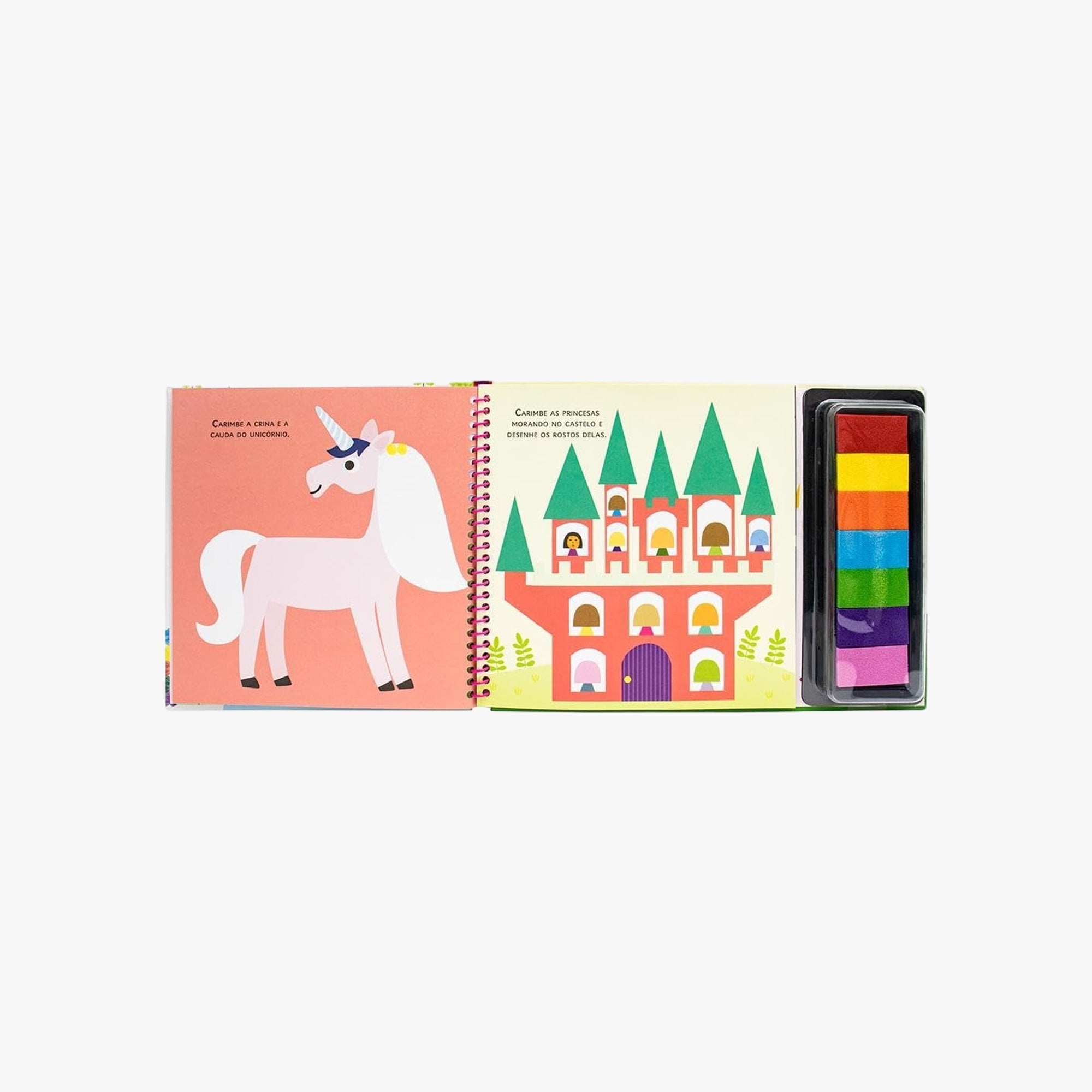 Livro de Pintura Com os Dedinhos Unicórnio