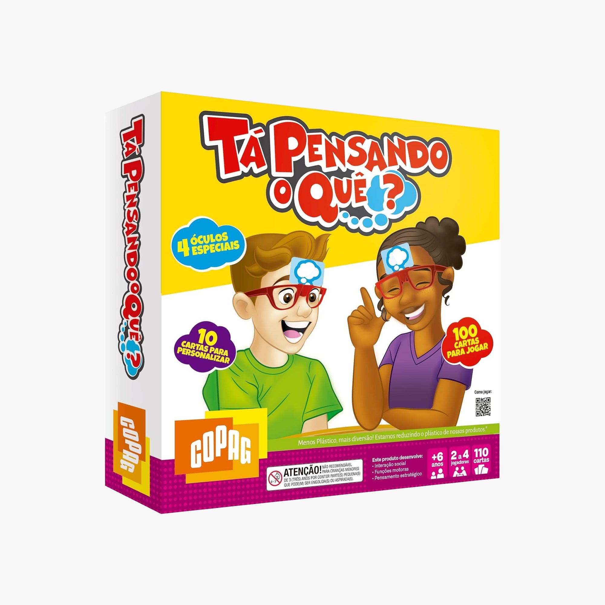 Tá Pensando o Quê? - Jogo Infantil de Adivinhação