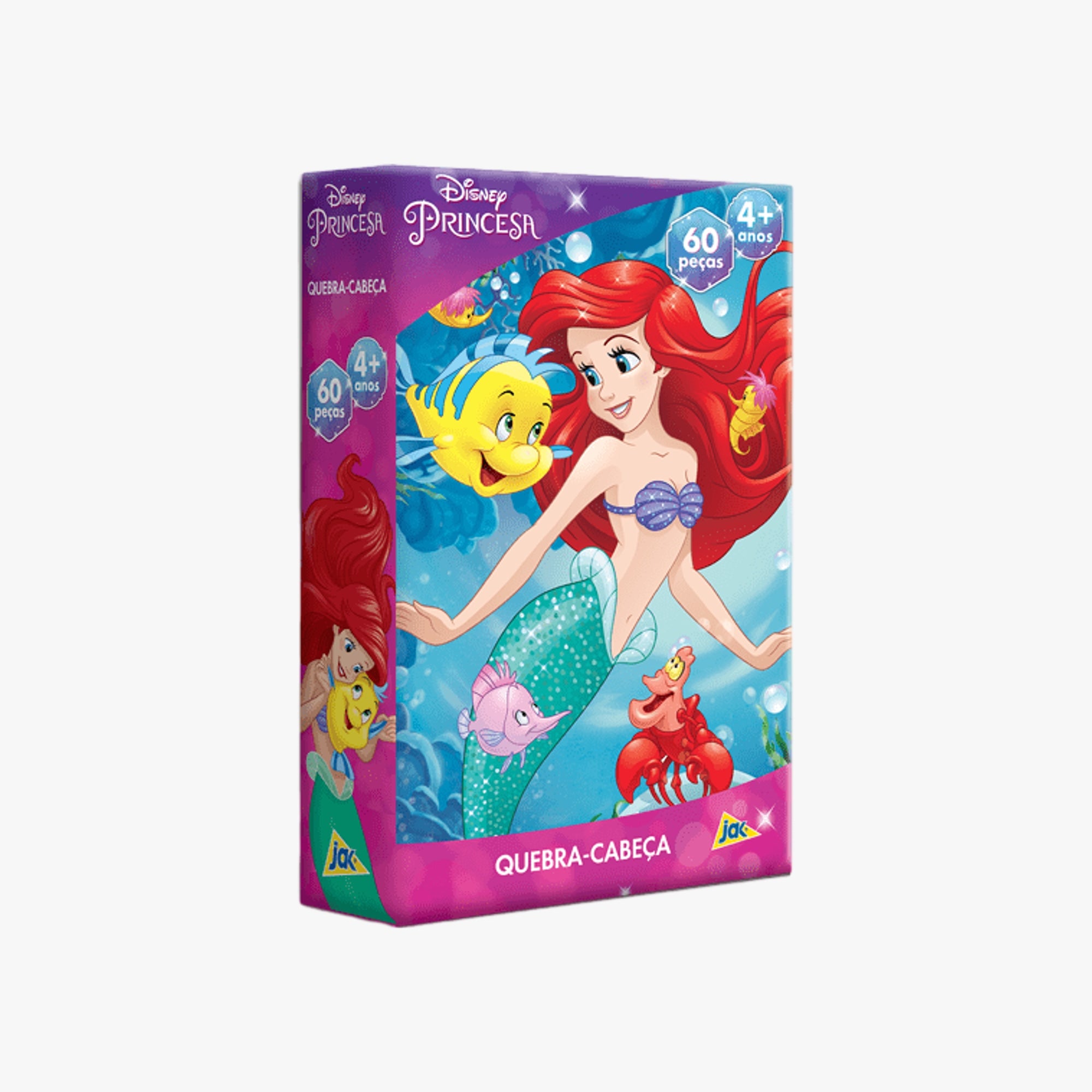 Quebra-Cabeça Princesa Ariel 60 Peças