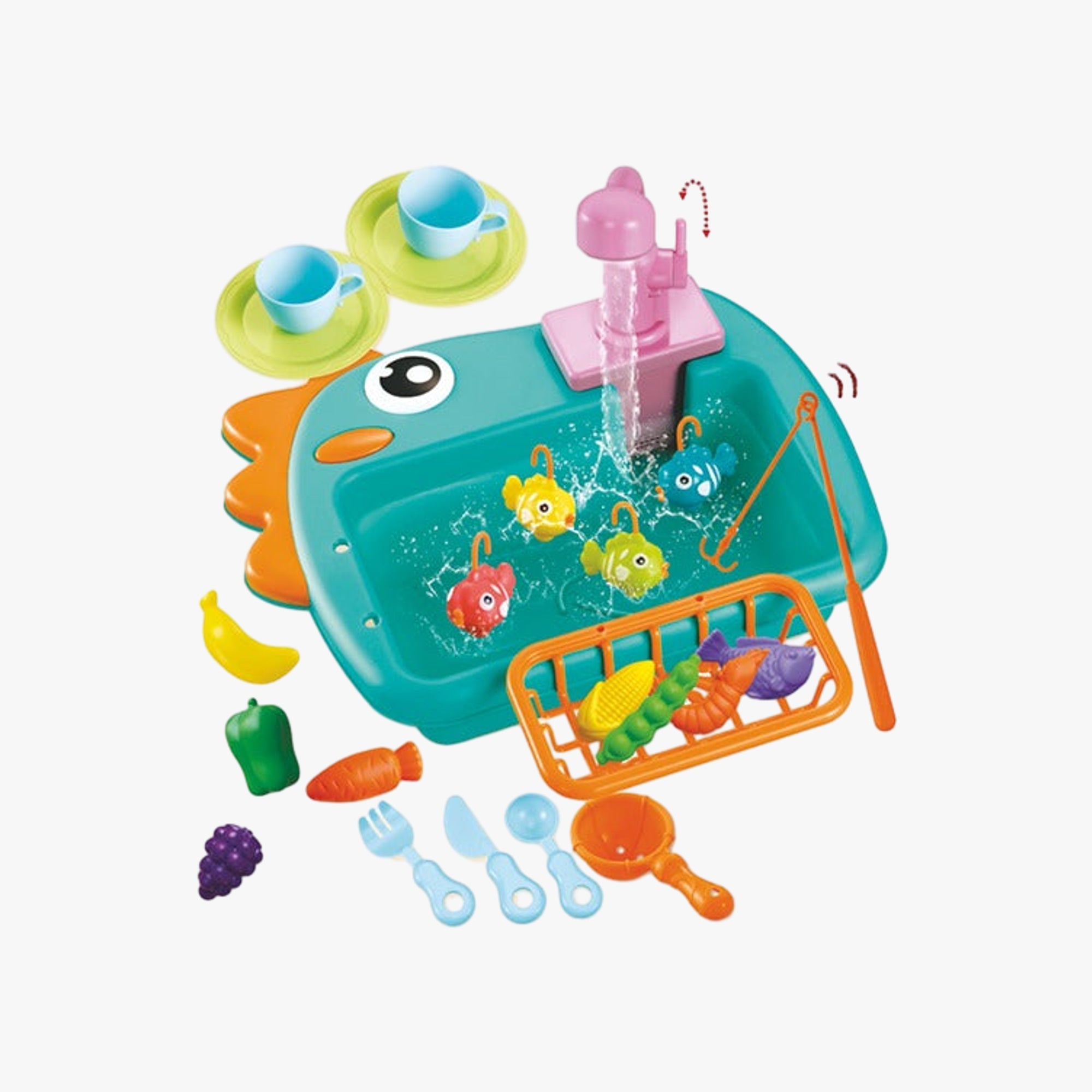 Brinquedo Infantil Dino Pia Verde - Diversão com Água