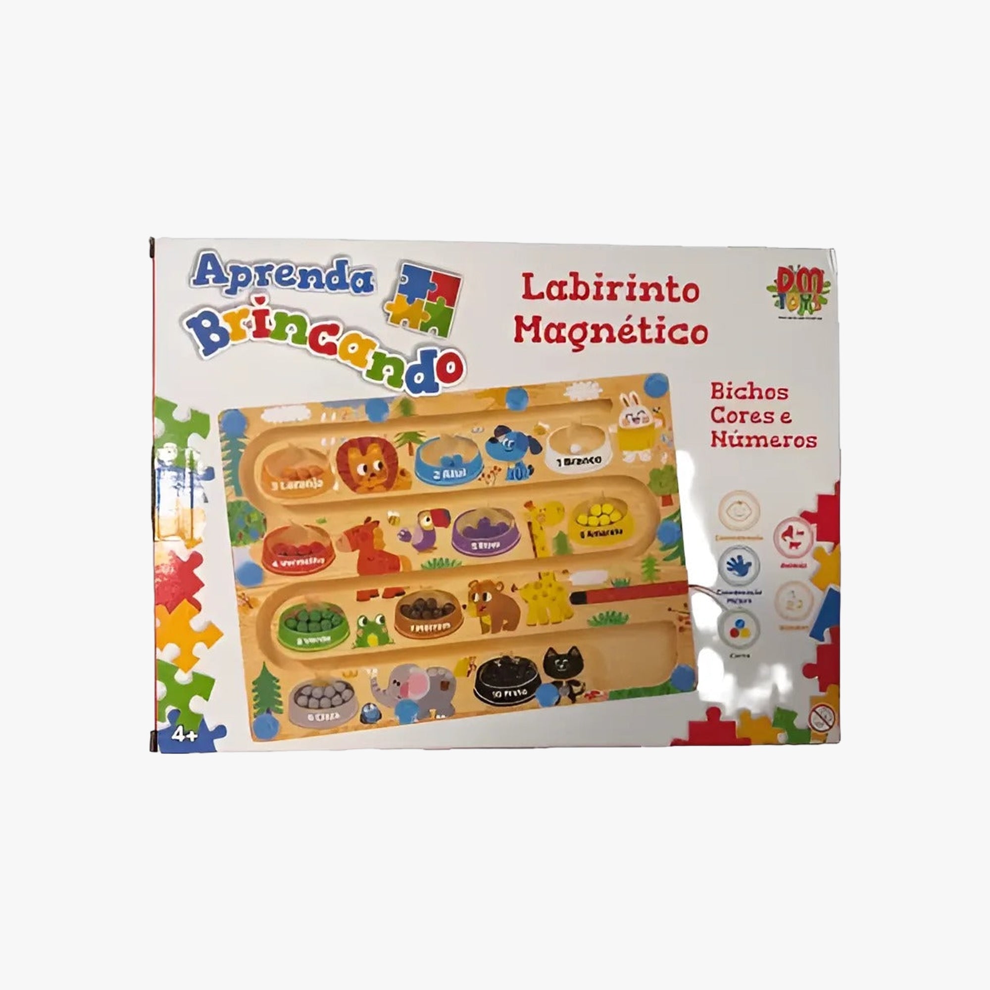 Brinquedo Aprenda Brincando Labirinto Magnético