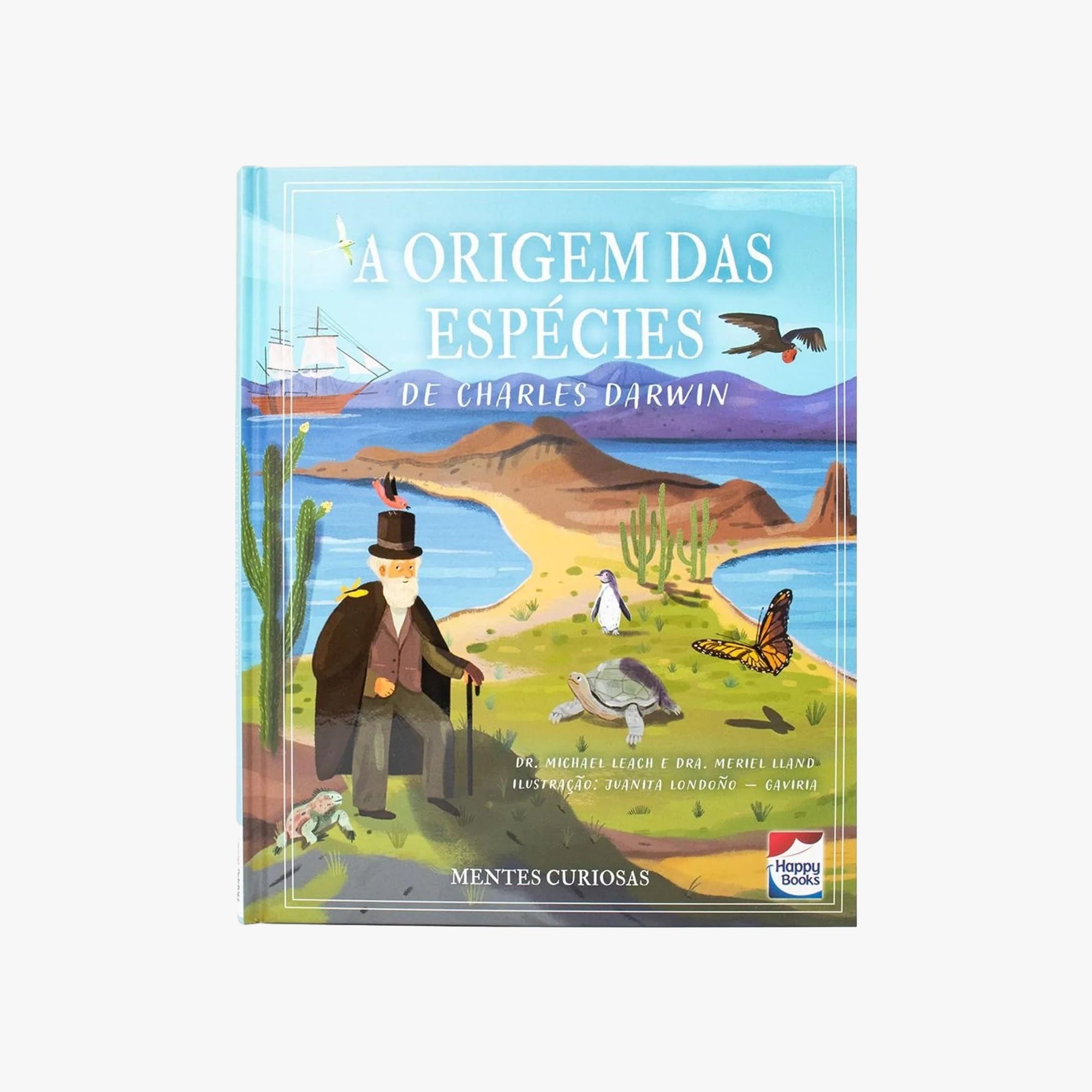 Livro Mentes Curiosas A Origem das Espécies de Charles Darwin