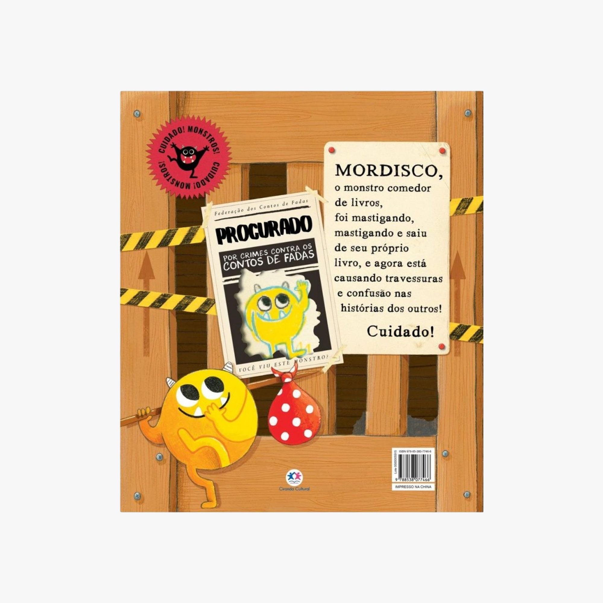 Livro Mordisco O monstro de livro