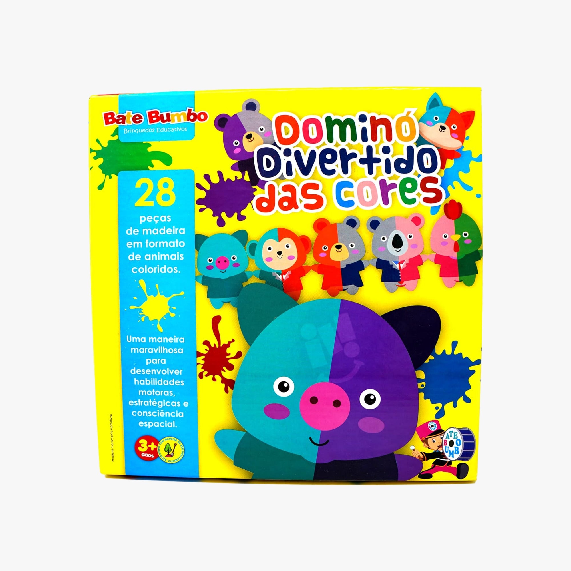 Jogo Dominó Divertido 28 Peças