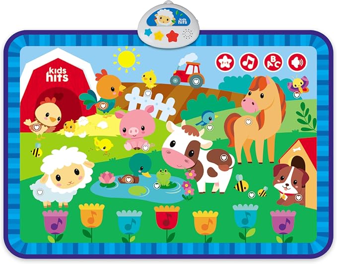 Tapete Infantil Com Luz e Som - Vaquinha