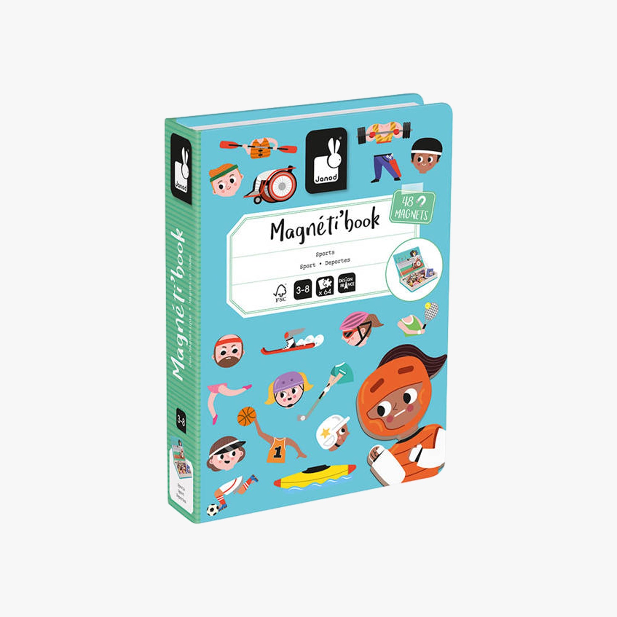 Livro Magnético Portátil Esportes