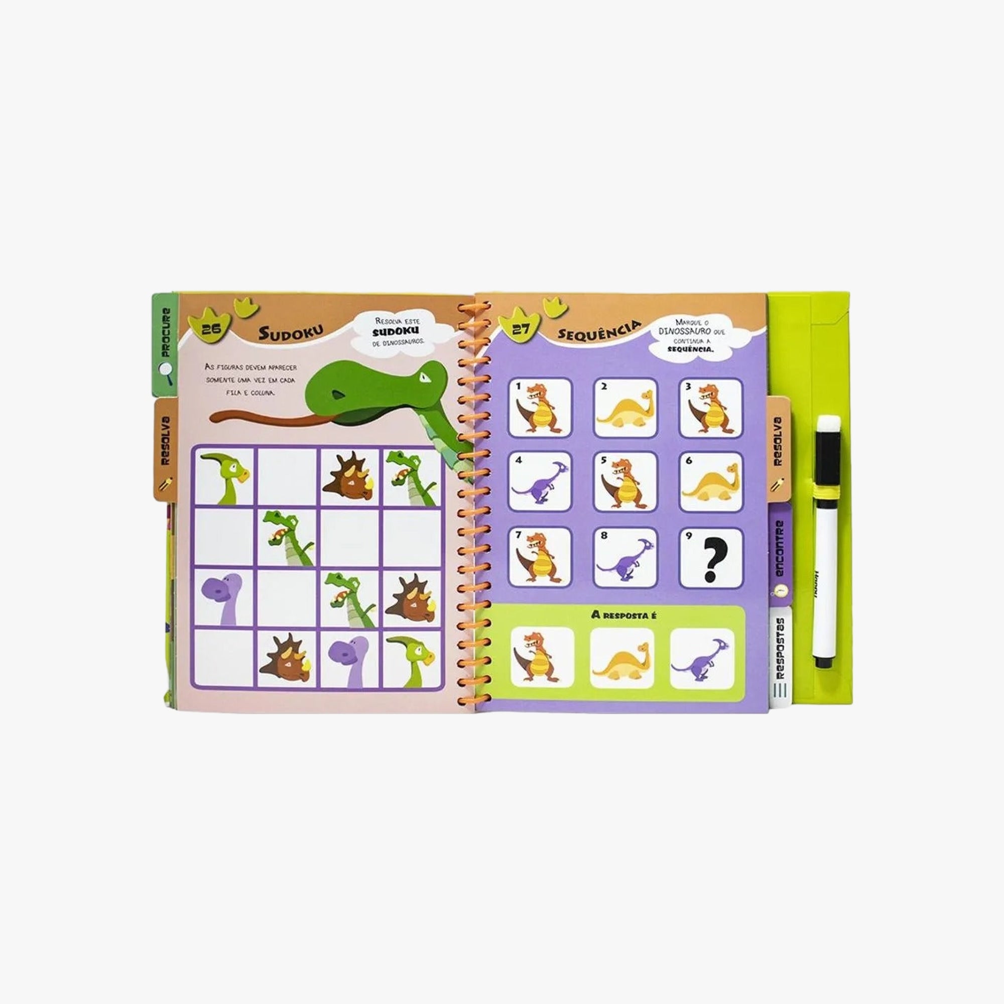 Livro de Atividade Viagem - Dinossauros