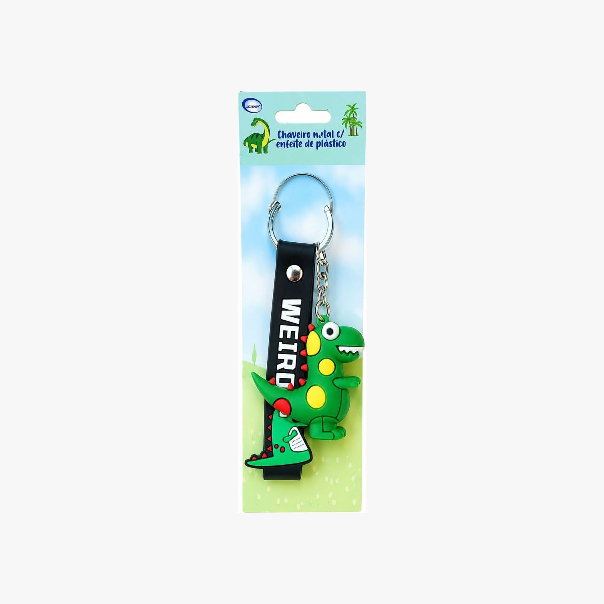 Chaveiro de Silicone Dinossauro Sortido