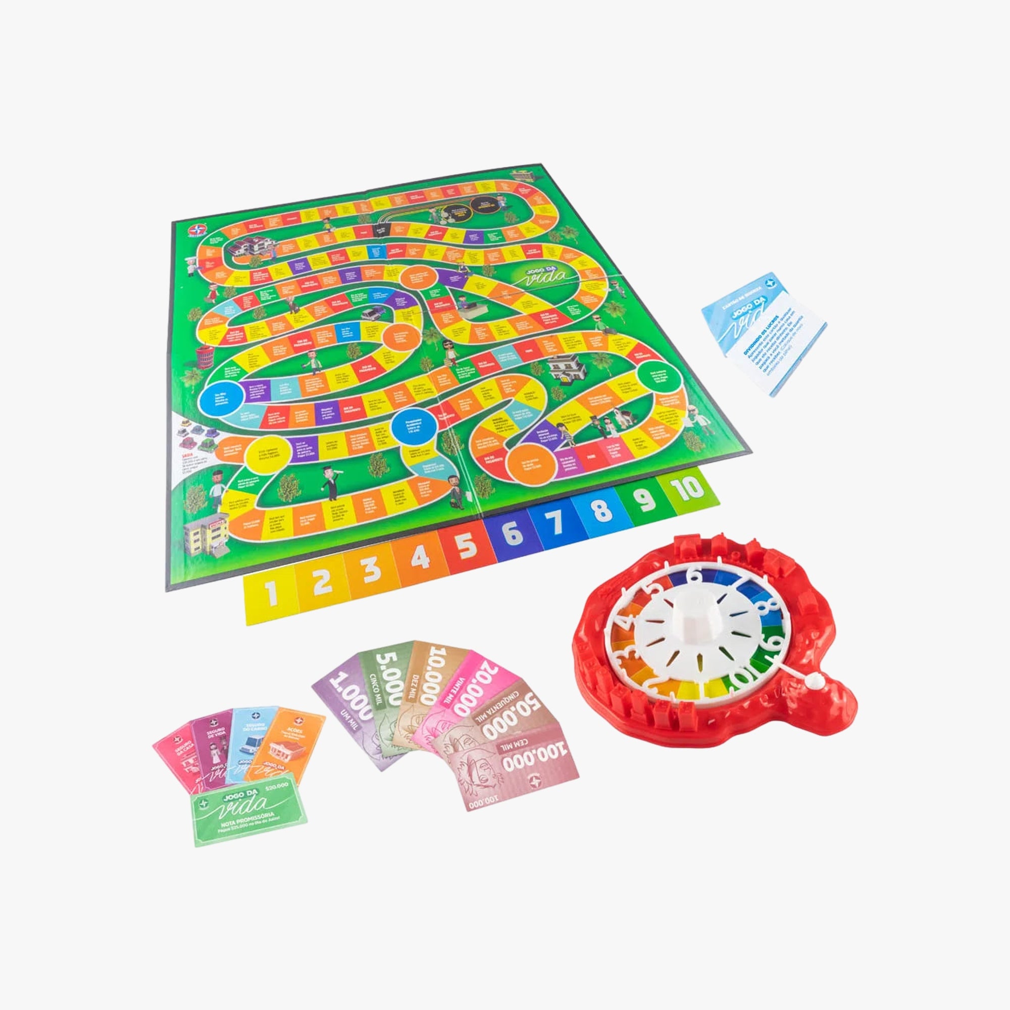Jogo de Tabuleiro da Vida Estrela