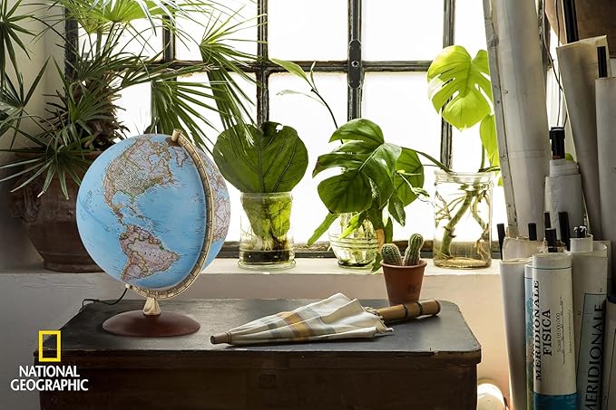 Globo Terrestre Luminoso: National Geographic Gold Classic
