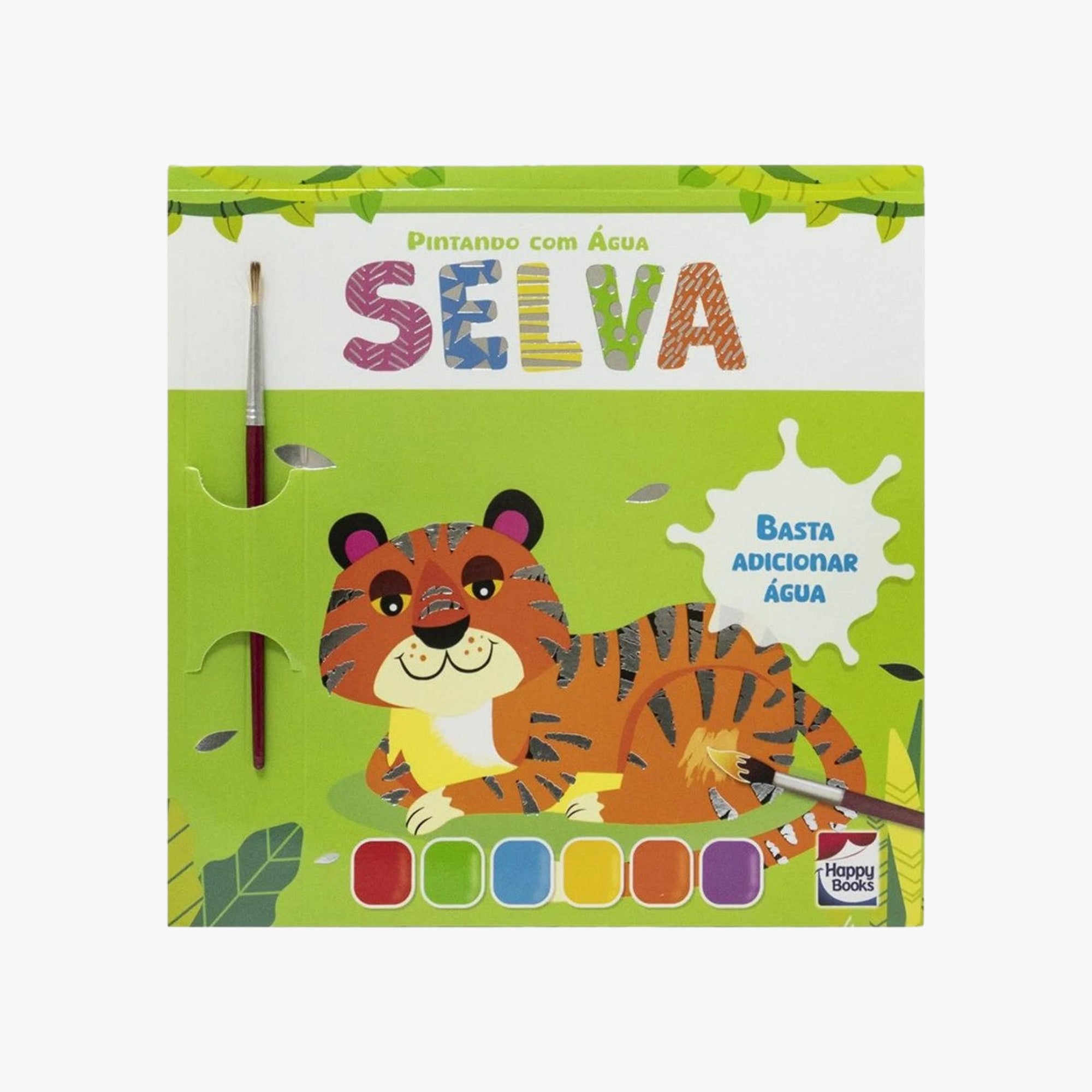 Livro Pintando com Água Selva