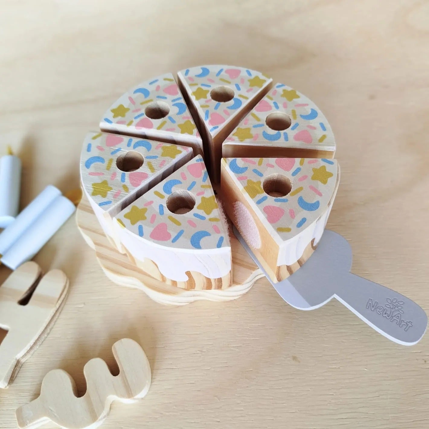 Brinquedo Infantil Bolo Velas e Números