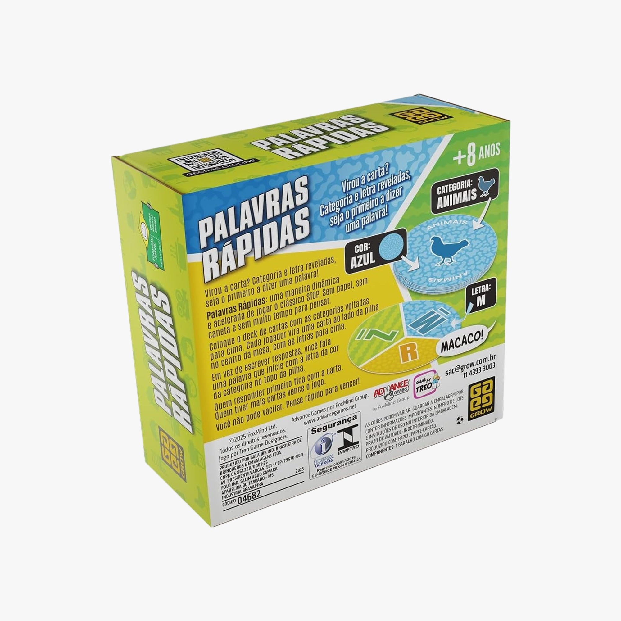 Jogo Palavras Rápidas