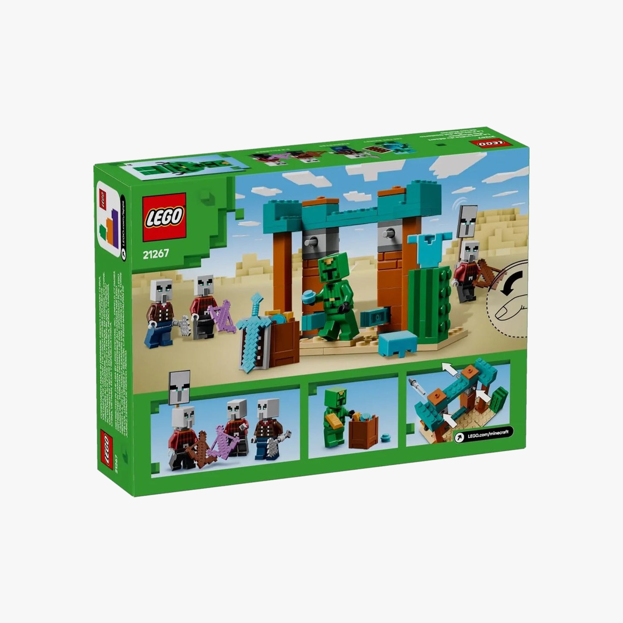 Lego Minecraft - A Patrulha do Deserto de Illager