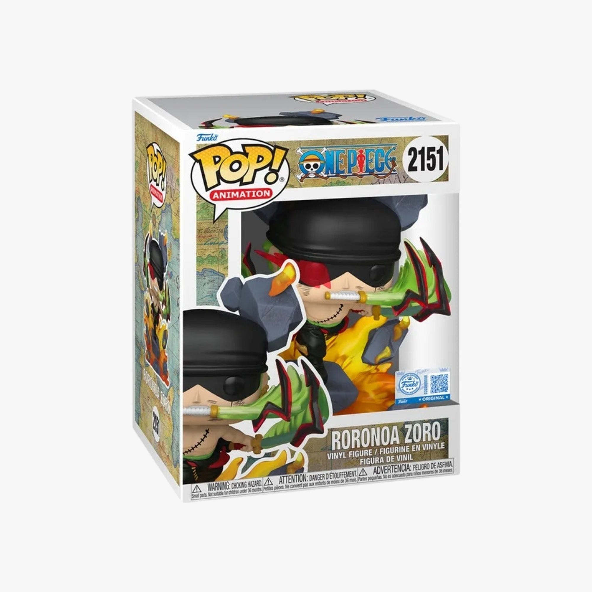 Boneco Funko Pop! Premium One Piece - Zoro (Rei do Inferno)