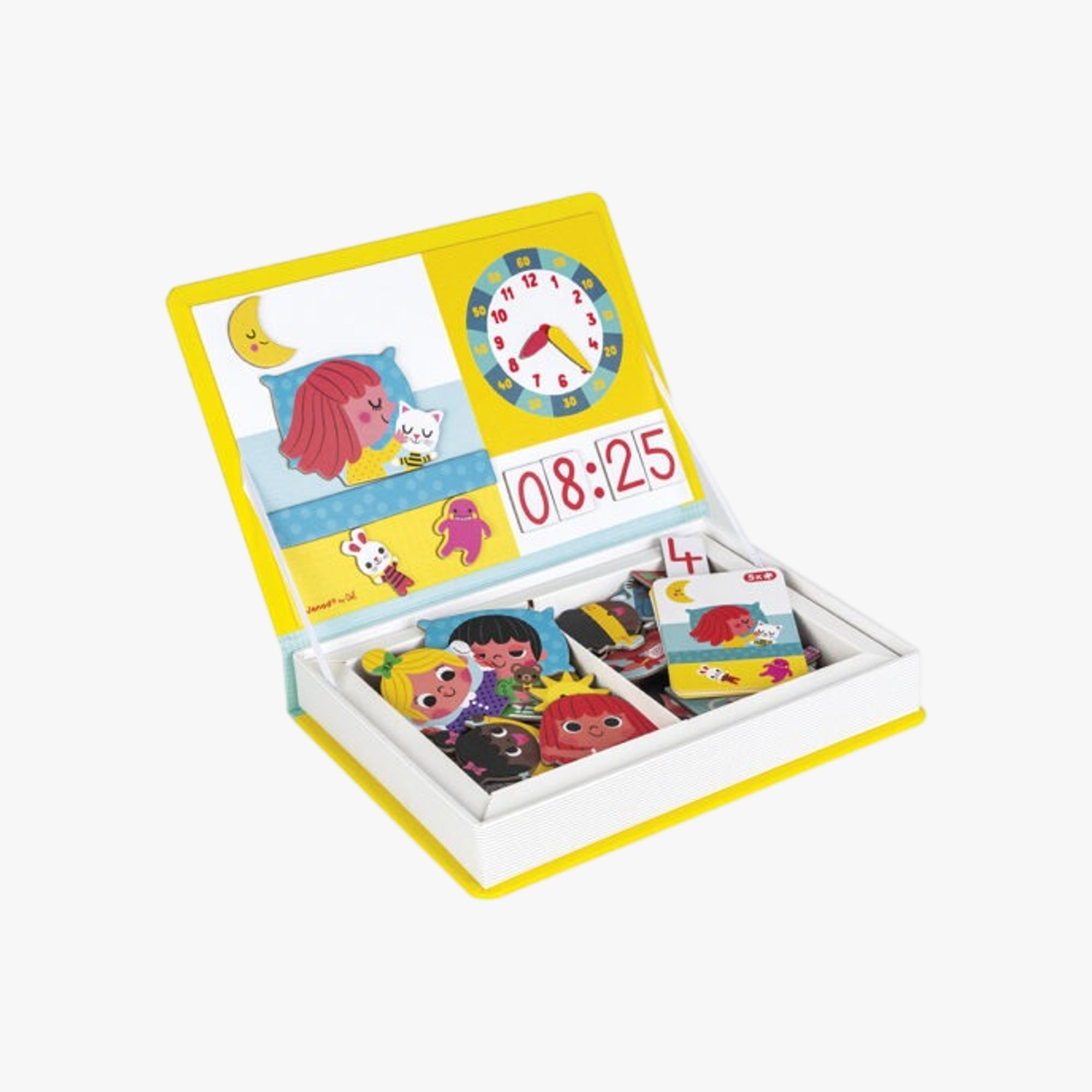 Livro Magnético Portátil - Aprenda as Horas