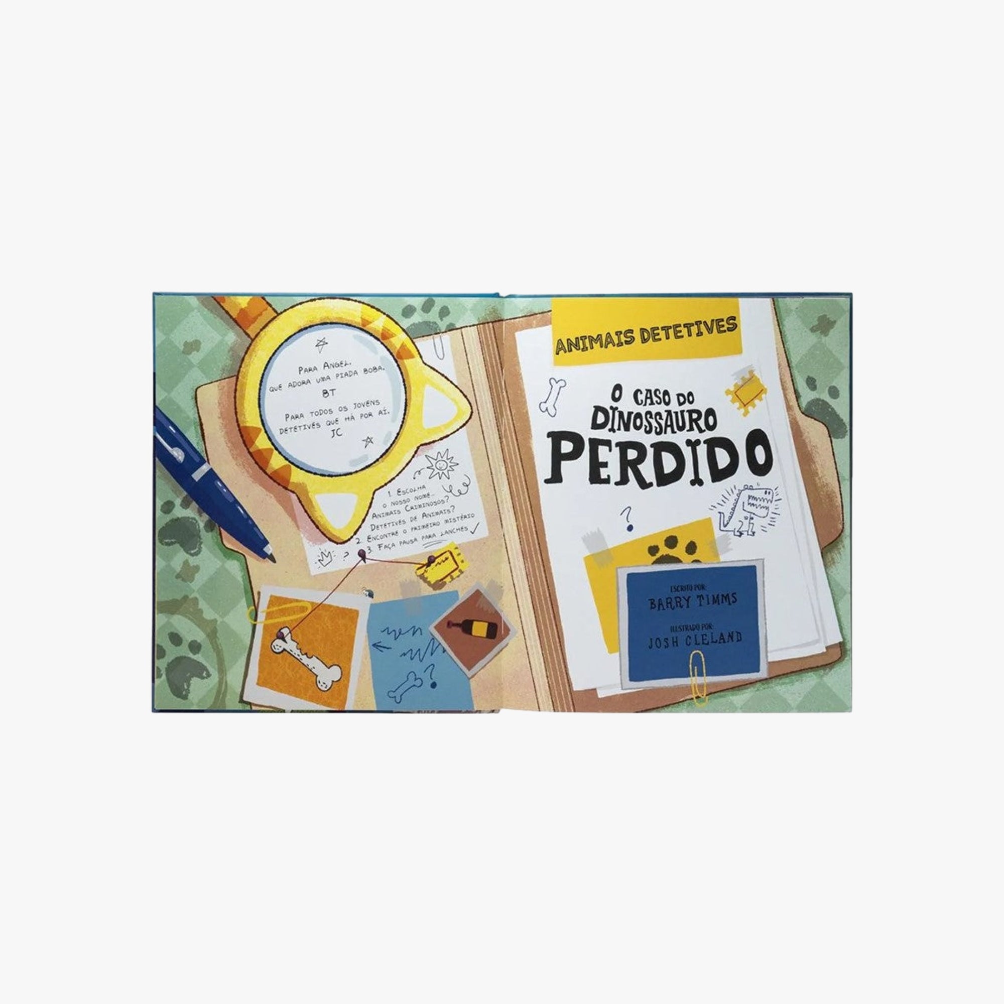Livro Animais Detetives: O Caso do Dinossauro Perdido