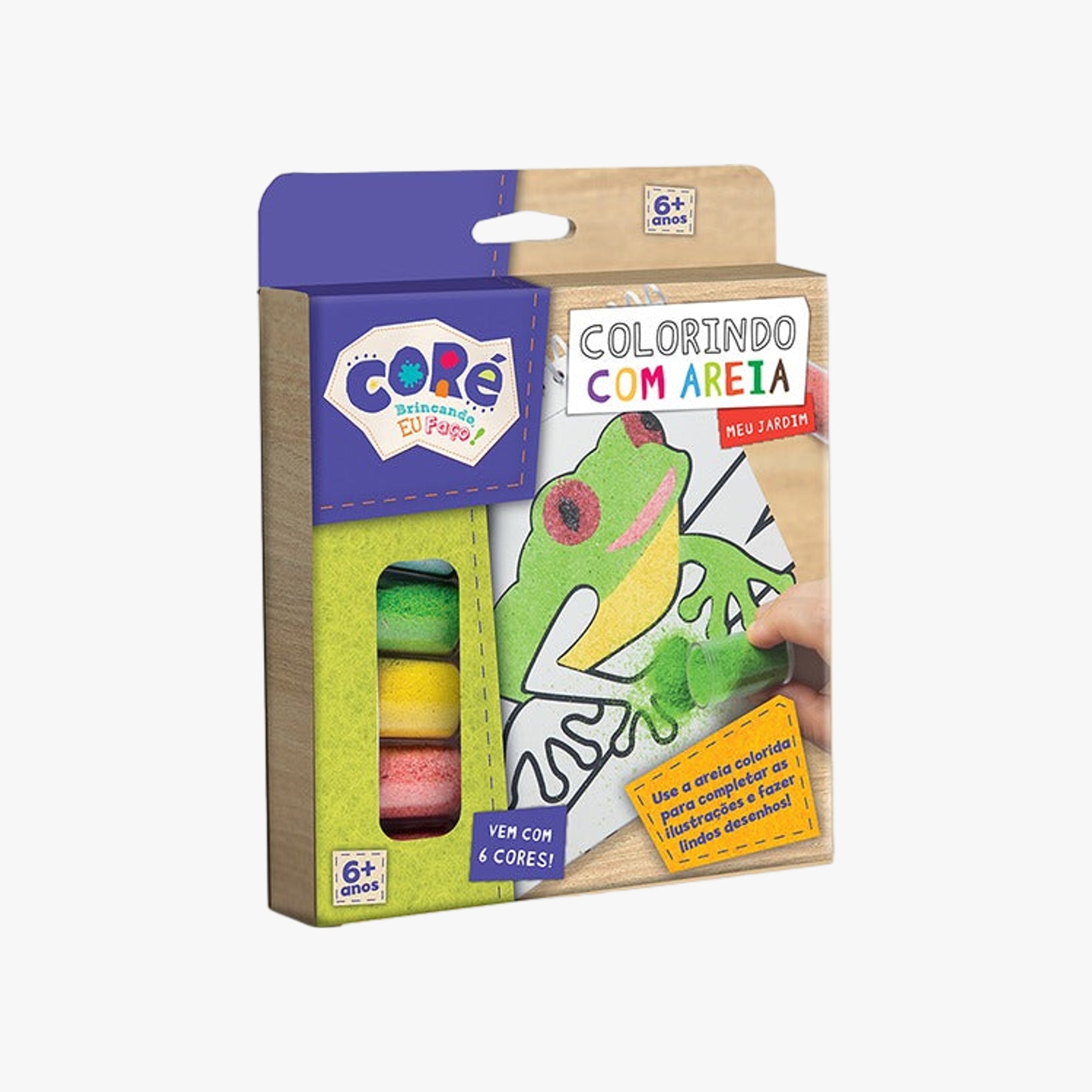 Brinquedo Infantil Colorindo Com Areia Meu Jardim