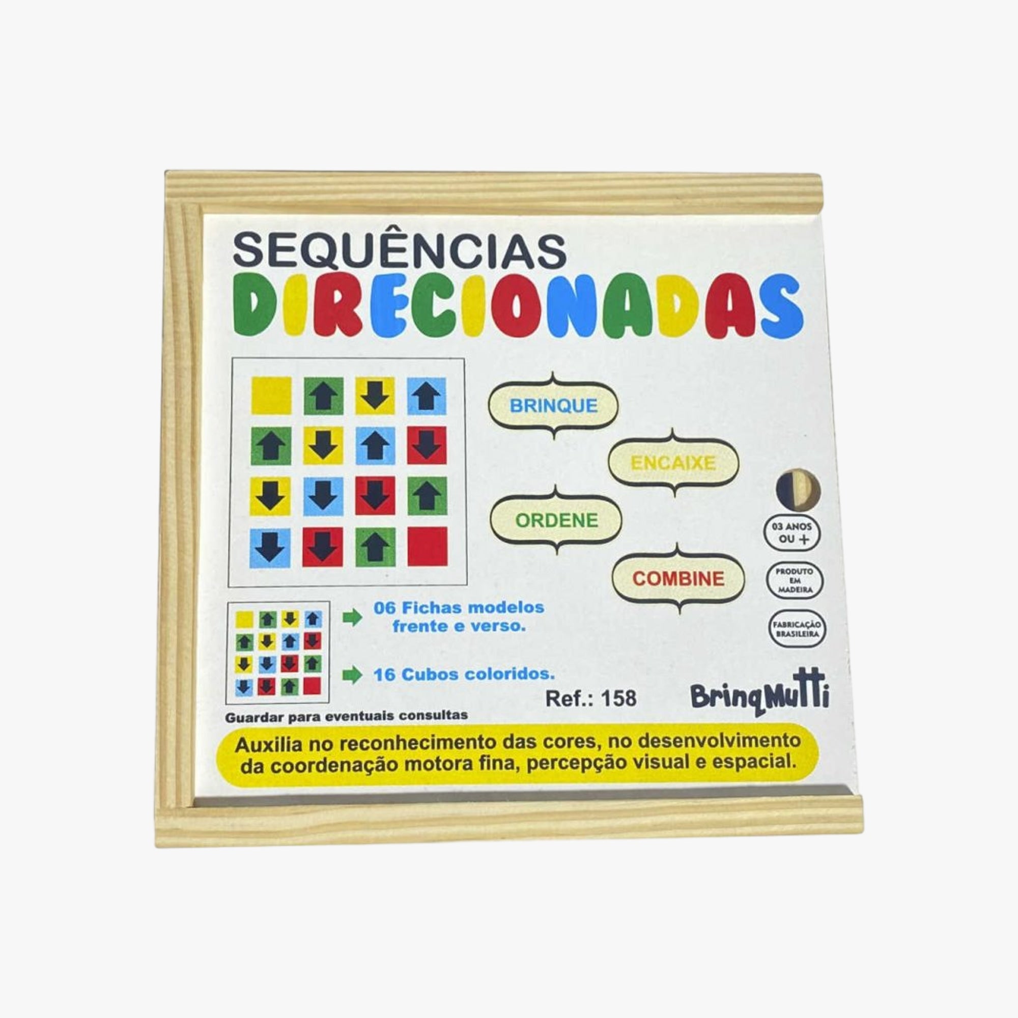Brinquedo Pedagógico Sequências Direcionadas