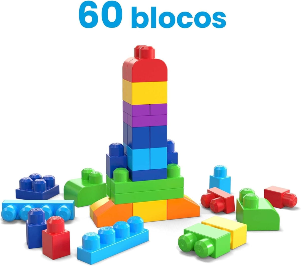 Mega Bloks First Builders - Sacola 60 Peças