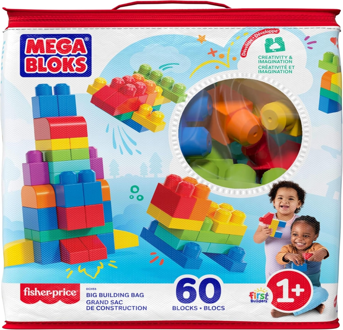 Mega Bloks First Builders - Sacola 60 Peças
