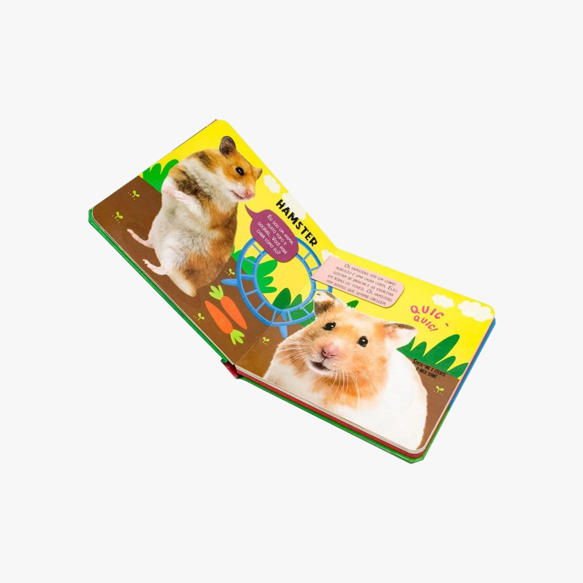 Livro Sonoro Toque e Sinta!  Animais de Estimação