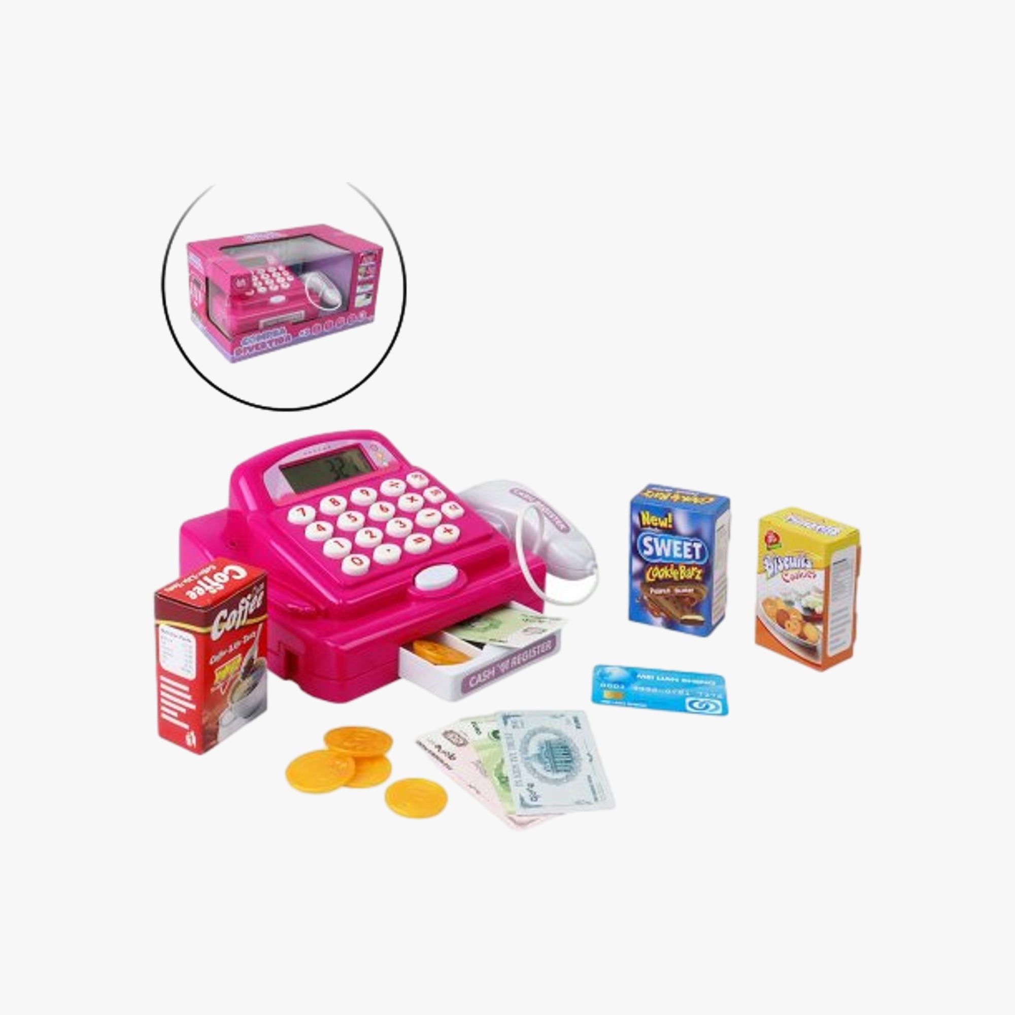 Brinquedo Caixa Registradora Comprinhas