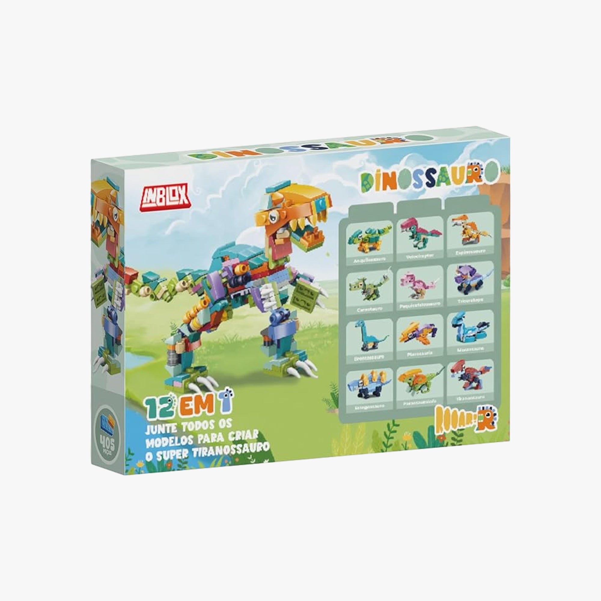 Blocos de Montar: Dinossauro Inblox Sortidos