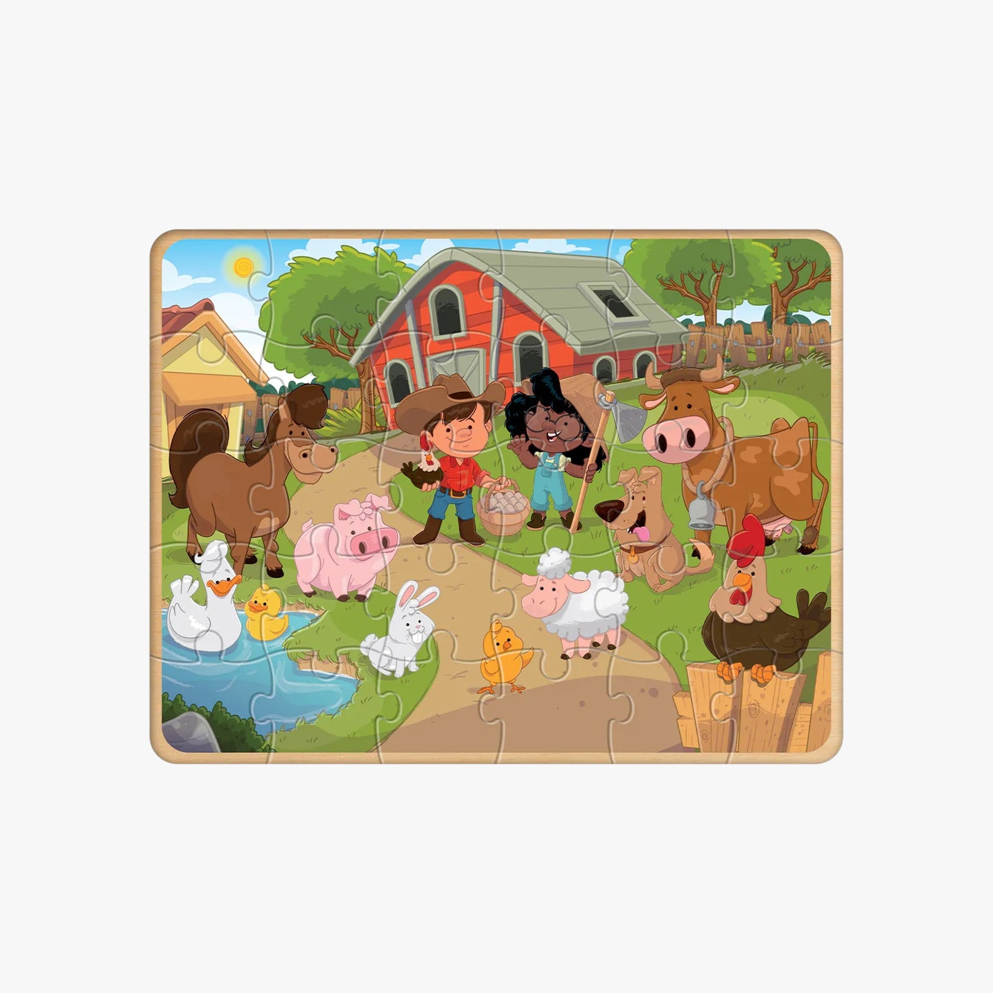 Quebra-Cabeça Infantil Fazendinha 30 Peças