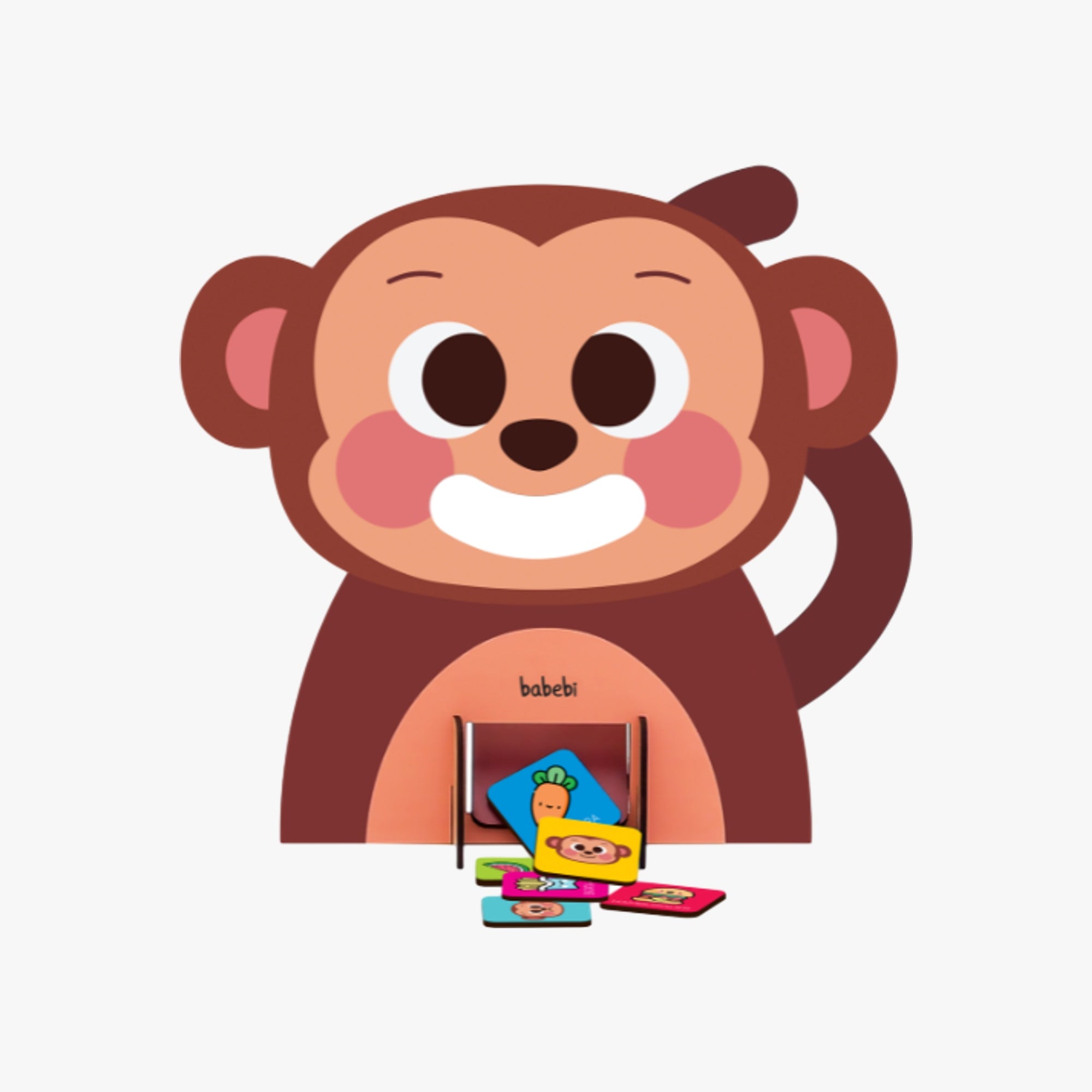 Brinquedo Educativo Alimente Bem o Macaquinho