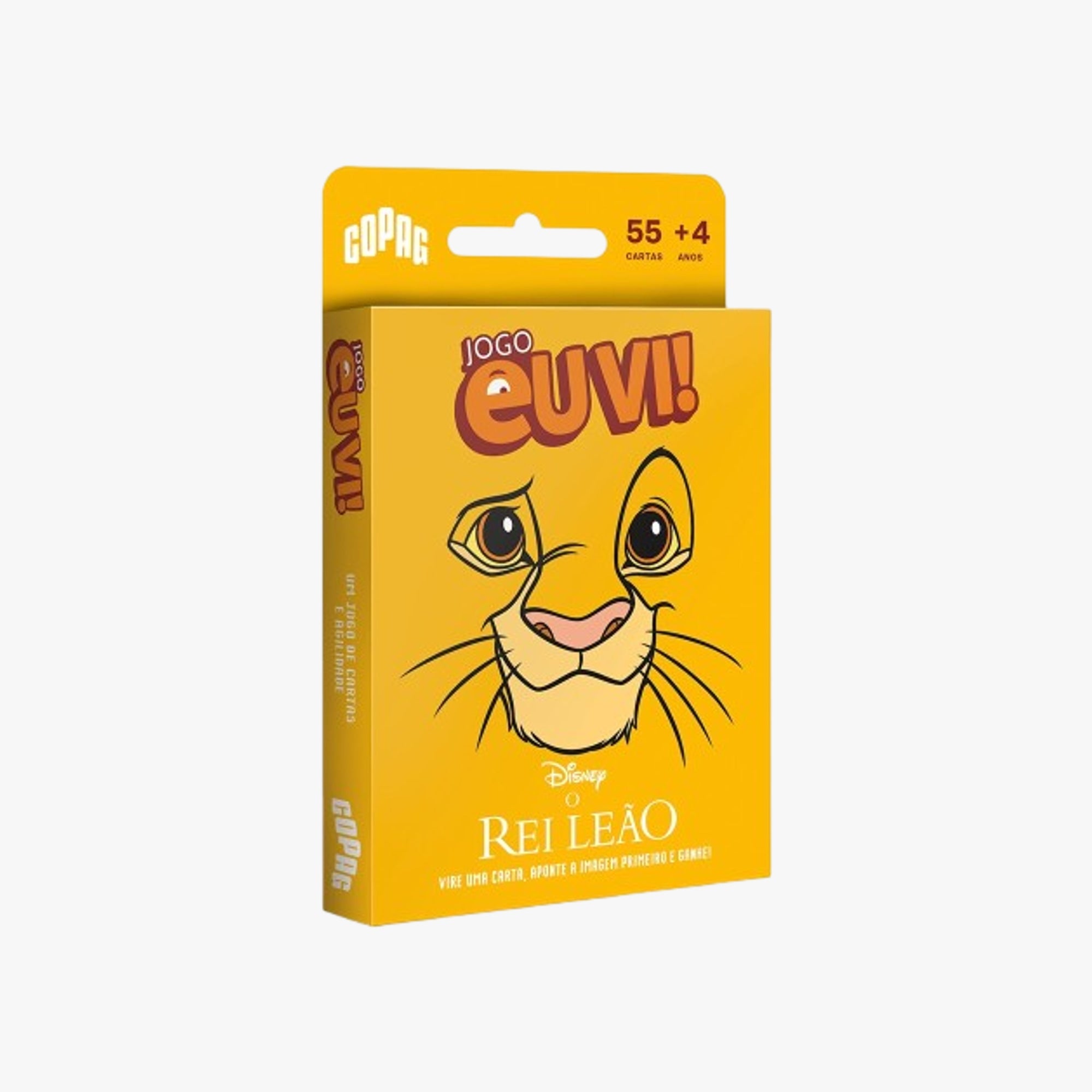 Jogo Infantil de Cartas Eu Vi! Rei Leão