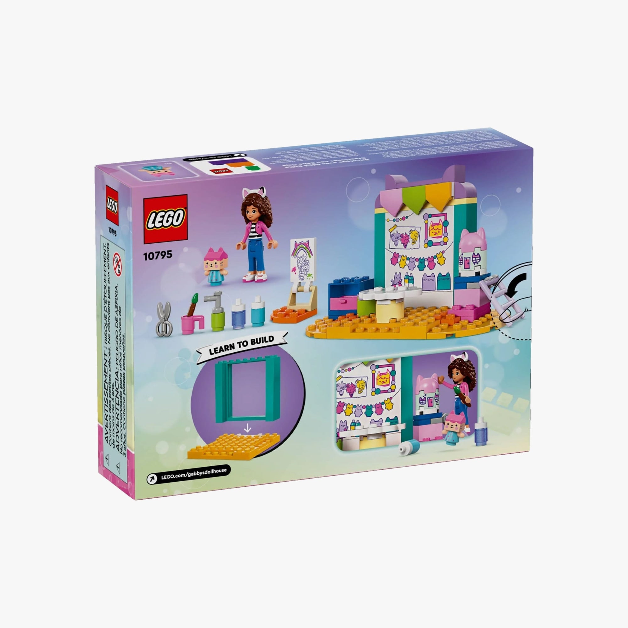 Lego Gabby's Dollhouse - Artesanato com Baby Box