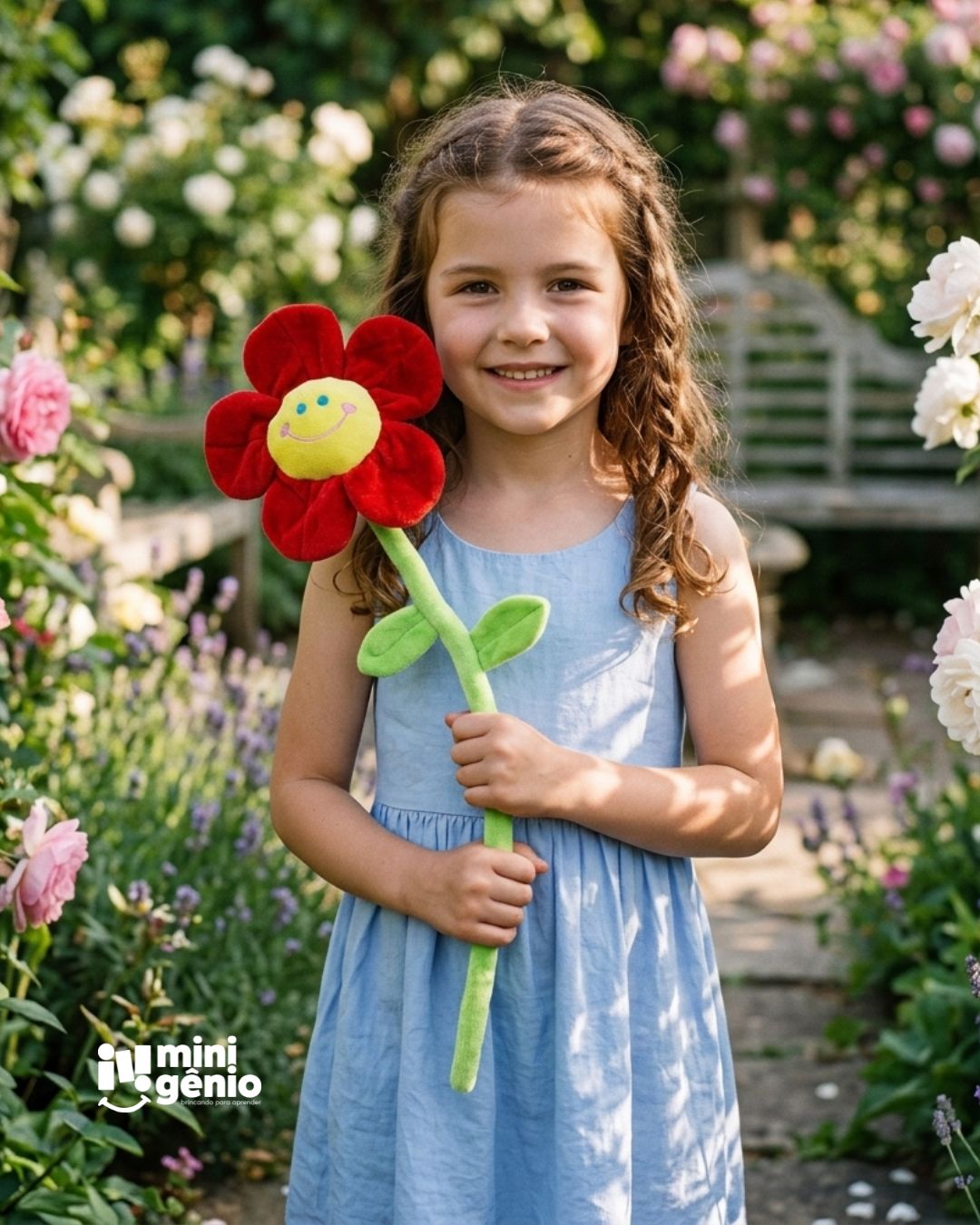Brinquedo Infantil Pelúcia Flor Sortida